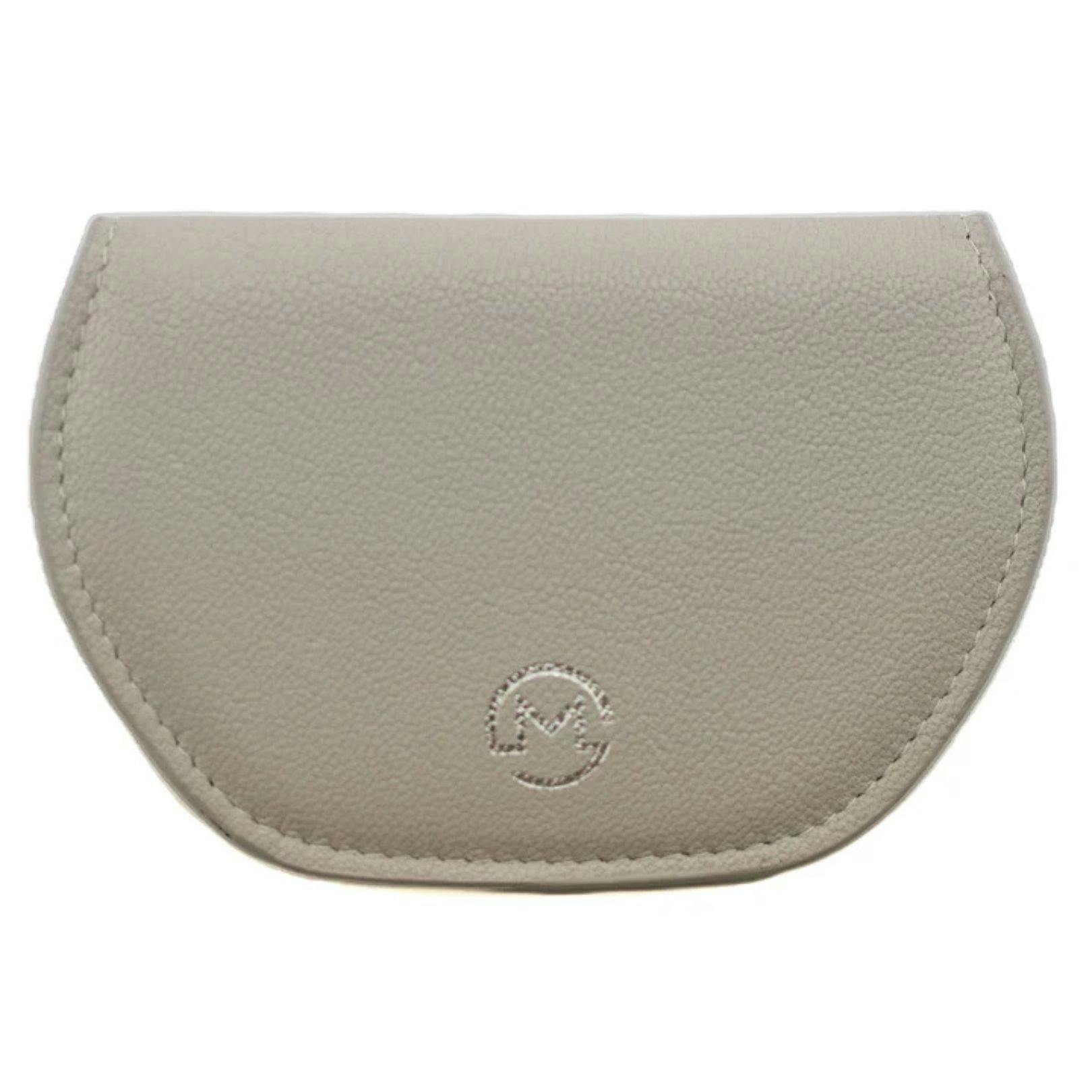Mala Leather Light Super Slim Magnetic Leather Glasses Cover Case - Stone