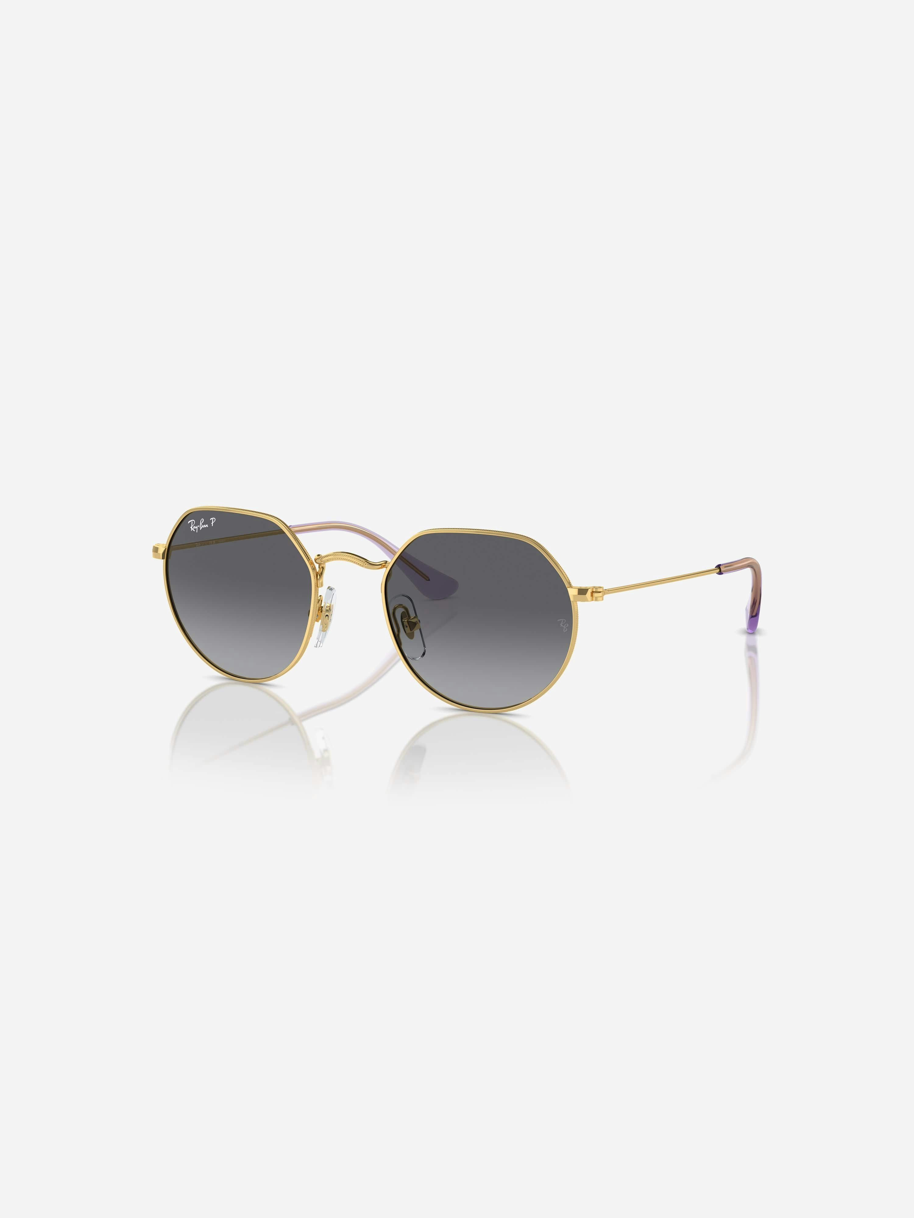 Ray-Ban Boys Gold Kids Junior Jack Sunglasses In - 7 - 10 Yrs