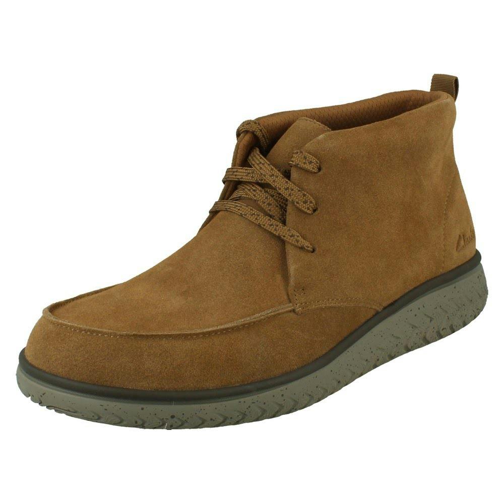 Clarks Men's Casual Moccasin Boots Relaxlite Moc - Cola - Uk 9.5