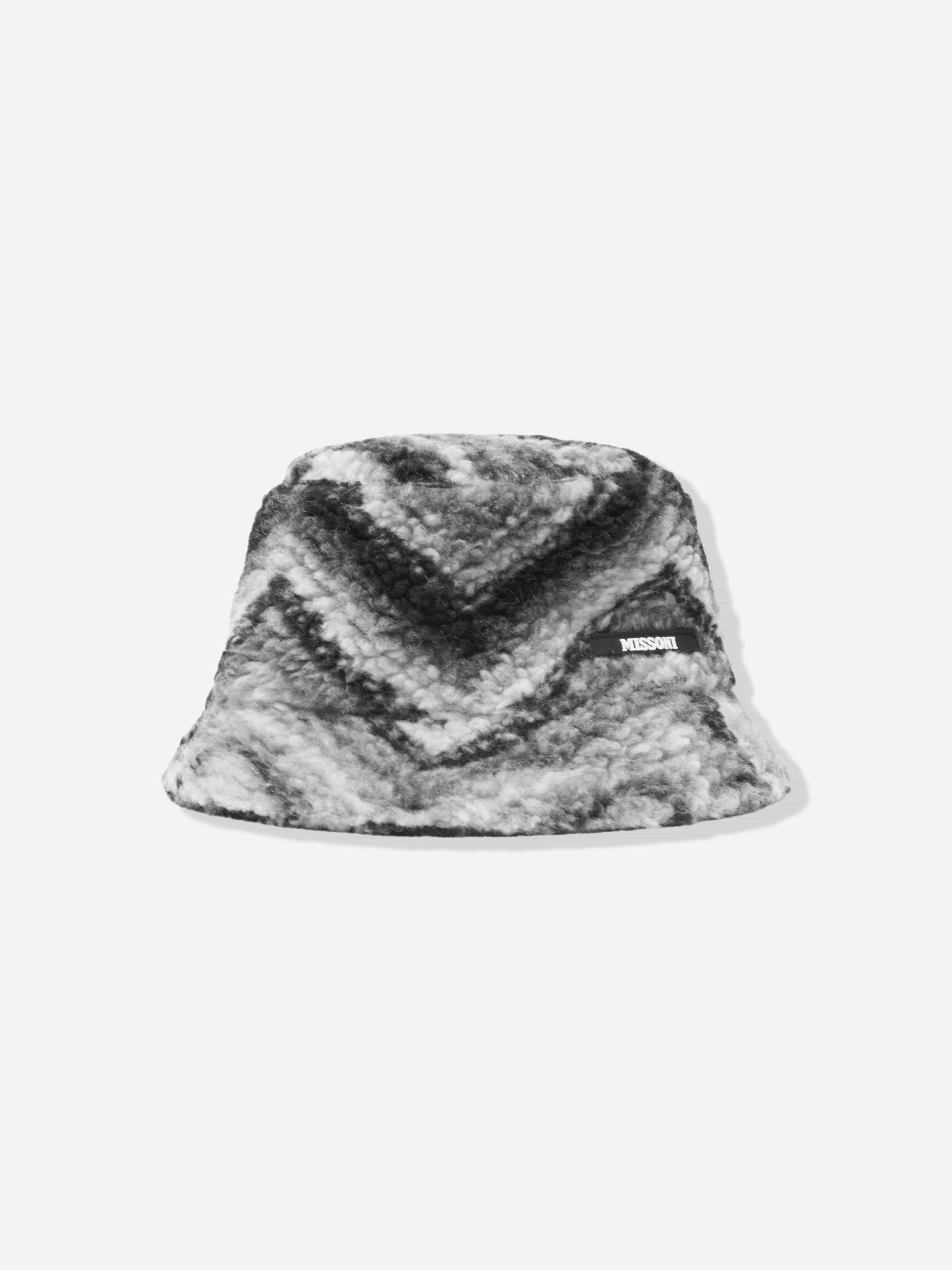Missoni Boys Black Zigzag Bucket Hat In - 4 - 6 Yrs