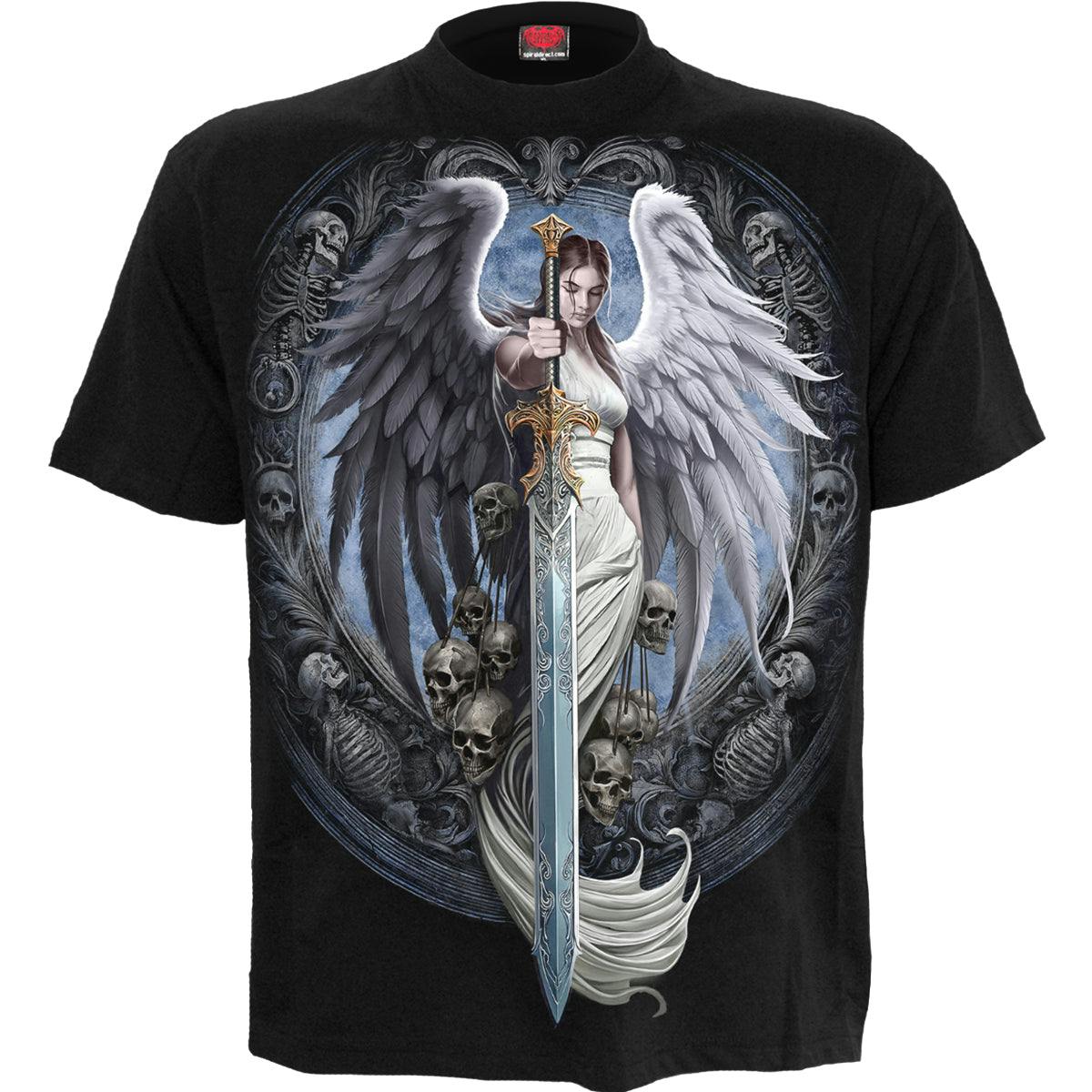 Spiral Direct Black Angel Sword - T-Shirt - Xxl - Digital