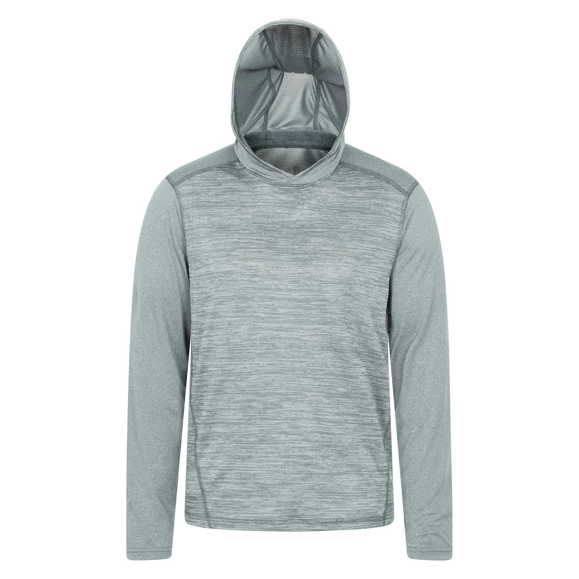 Mountain Warehouse Men's Light/Grey Ignite Active Hoodie - Xs - 100% Polyester