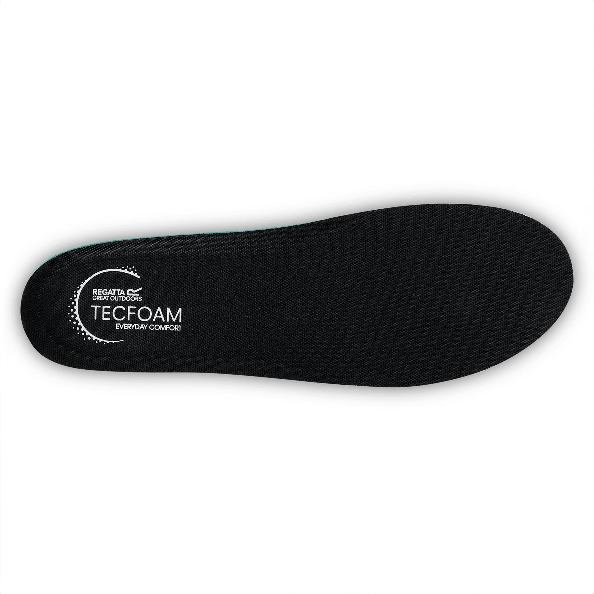 Regatta TECFOAM Comfort Insoles for Footwear, Black, Size 2.5 UK to 4 UK - Image 3