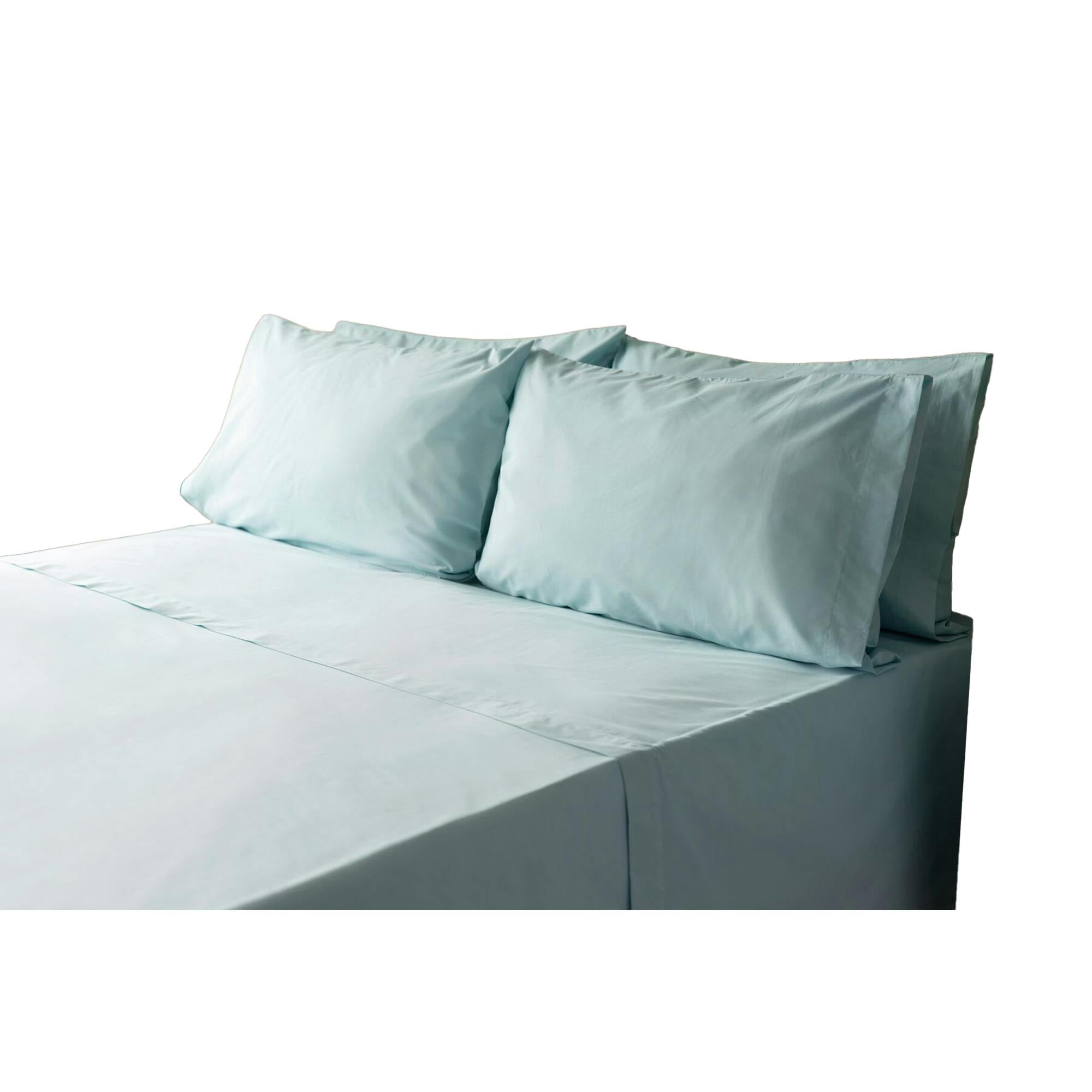 Belledorm Cotton Extra Deep Fitted Sheet - Duck Egg - Duck Egg - Single - 100% Cotton