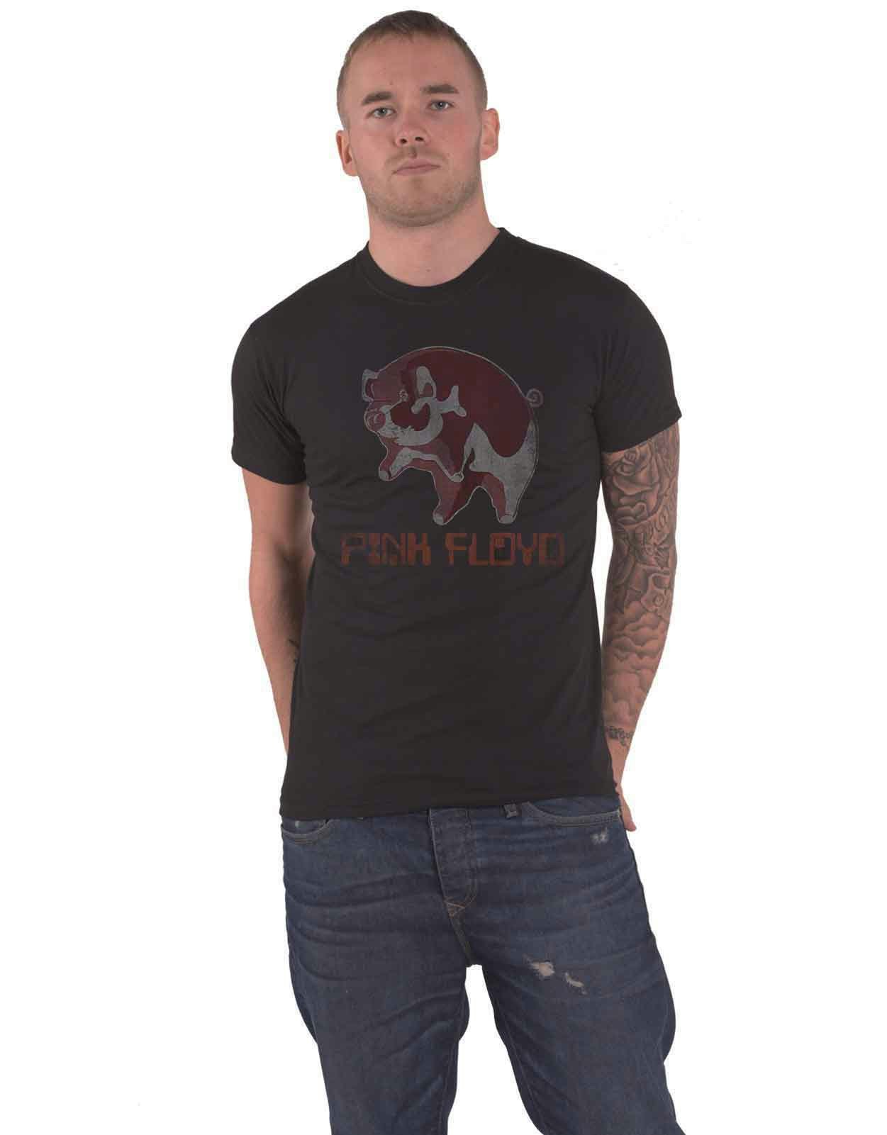 Paradiso Clothing Unisex Pink Floyd Animals Ethnic Pig T Shirt - L