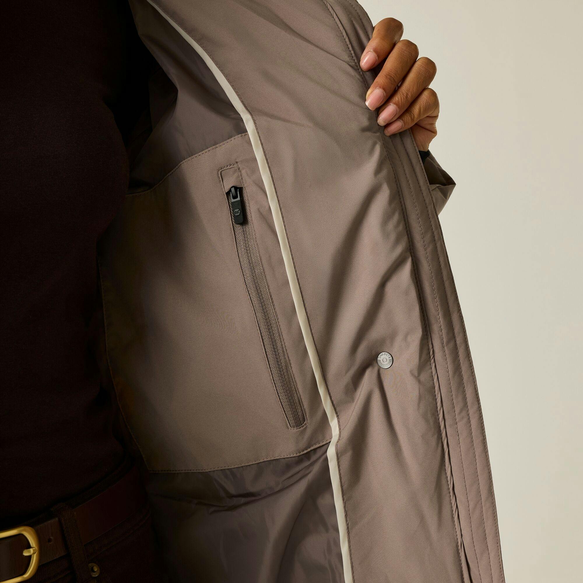 Regatta Women's / Eloria Long Length Padded Jacket - Mocha - 18 Uk - Mocha - 100% Mixed