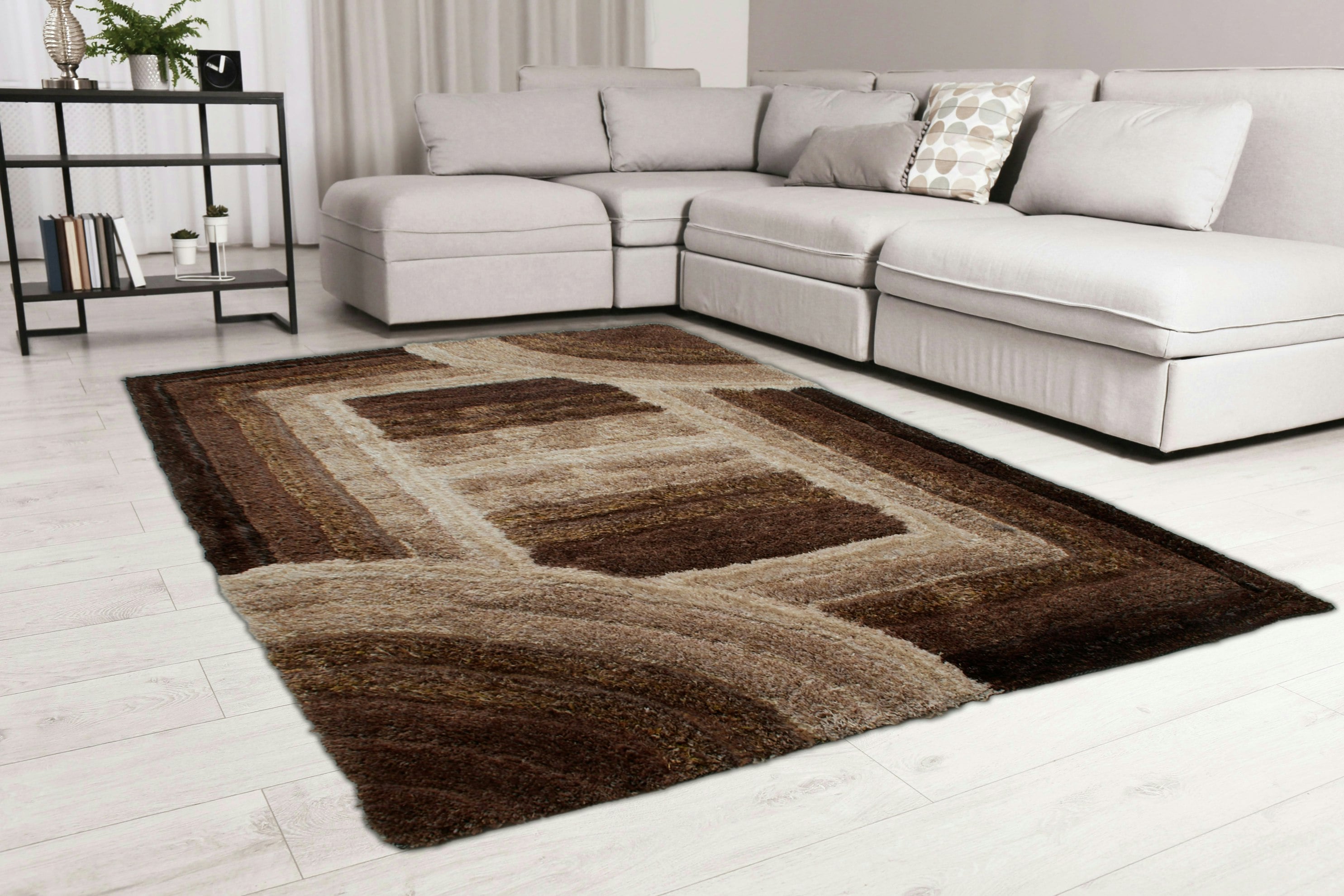 Ds Living Ultra Plush Trellis Latte
