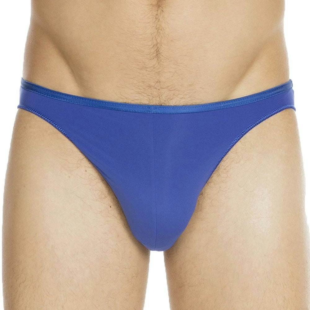 Hom Men's Blue Plumes Micro Brief, - M