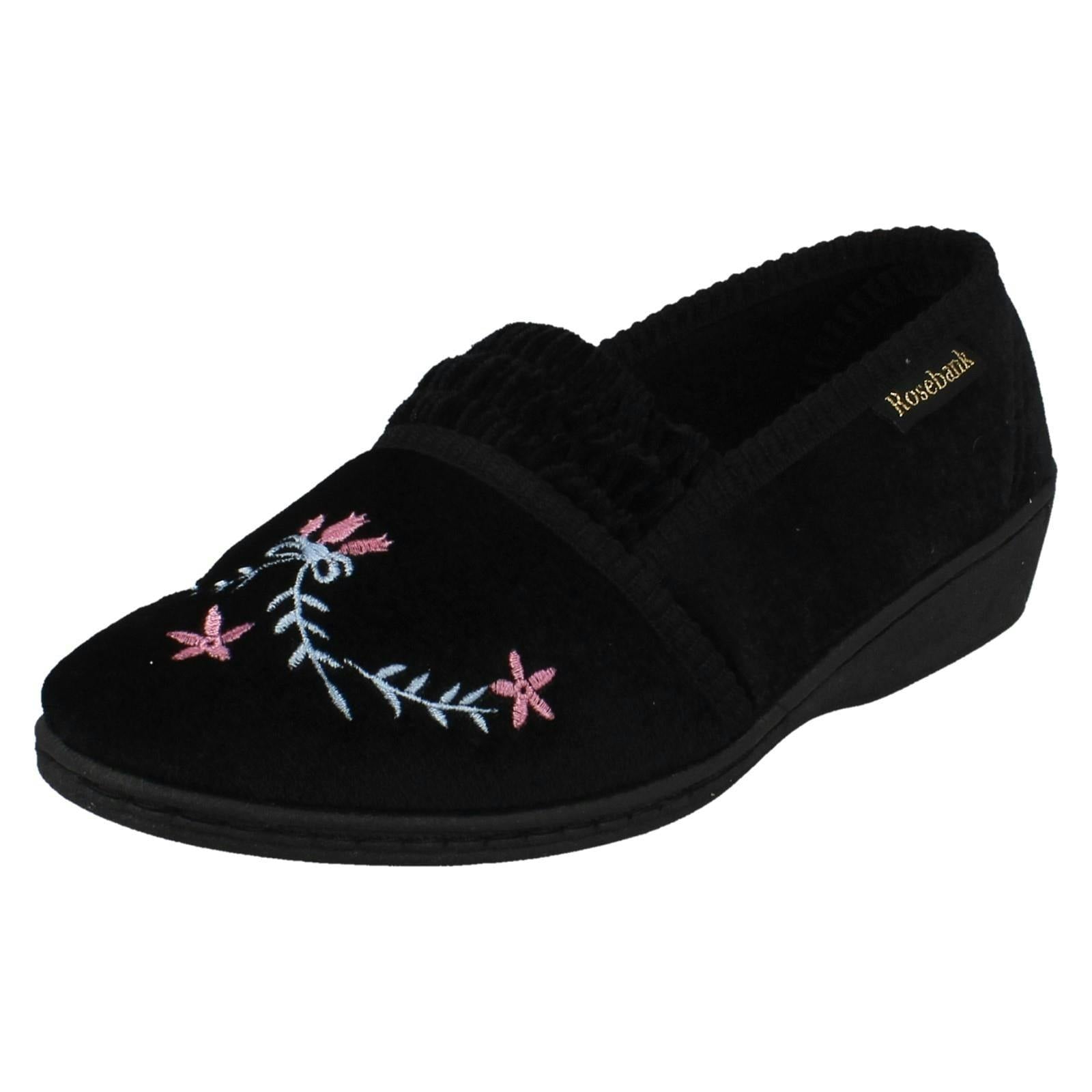 Rosebank Women's Black Casual Slippers Tanya - Uk 3