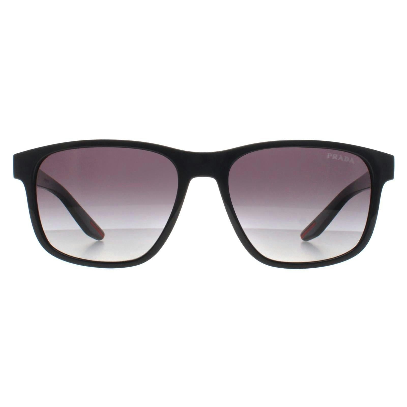 Prada Futuristic Casual Sunglasses Linea Rossa - Male - Sunglasses - Black - 56 Mm - Accessories - Image 5