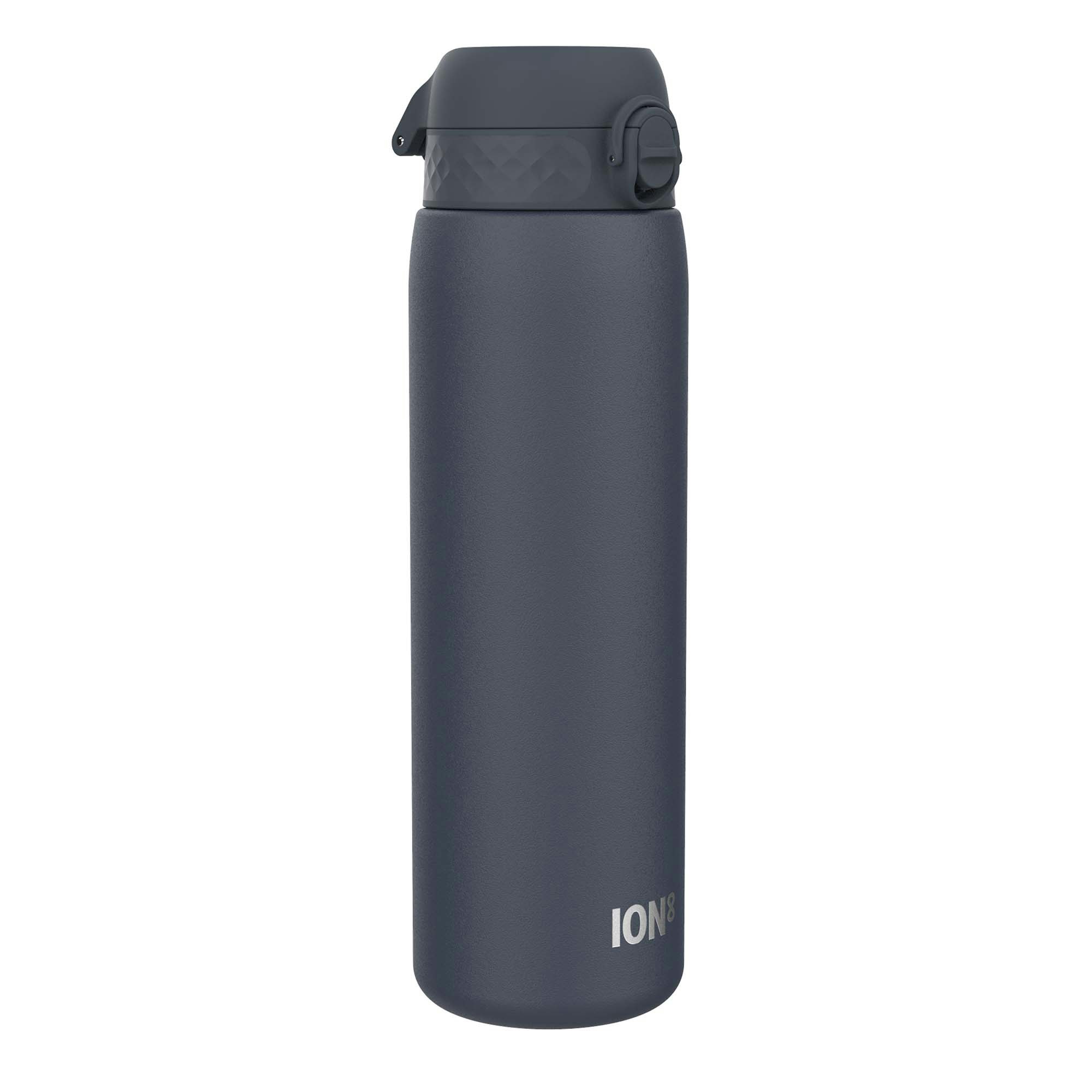 ION8 Leak Proof 1 Litre Water Bottle, Stainless Steel, Ash Navy, 1L - Image 4