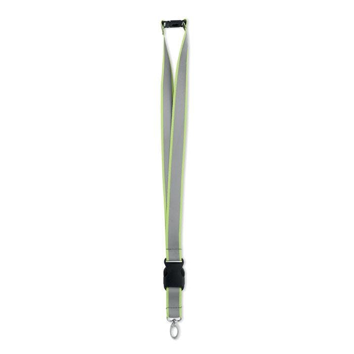 Midocean Yellow Tosee Rainbow Rpet Reflective Lanyard - Neon - One Size - 100% Mixed