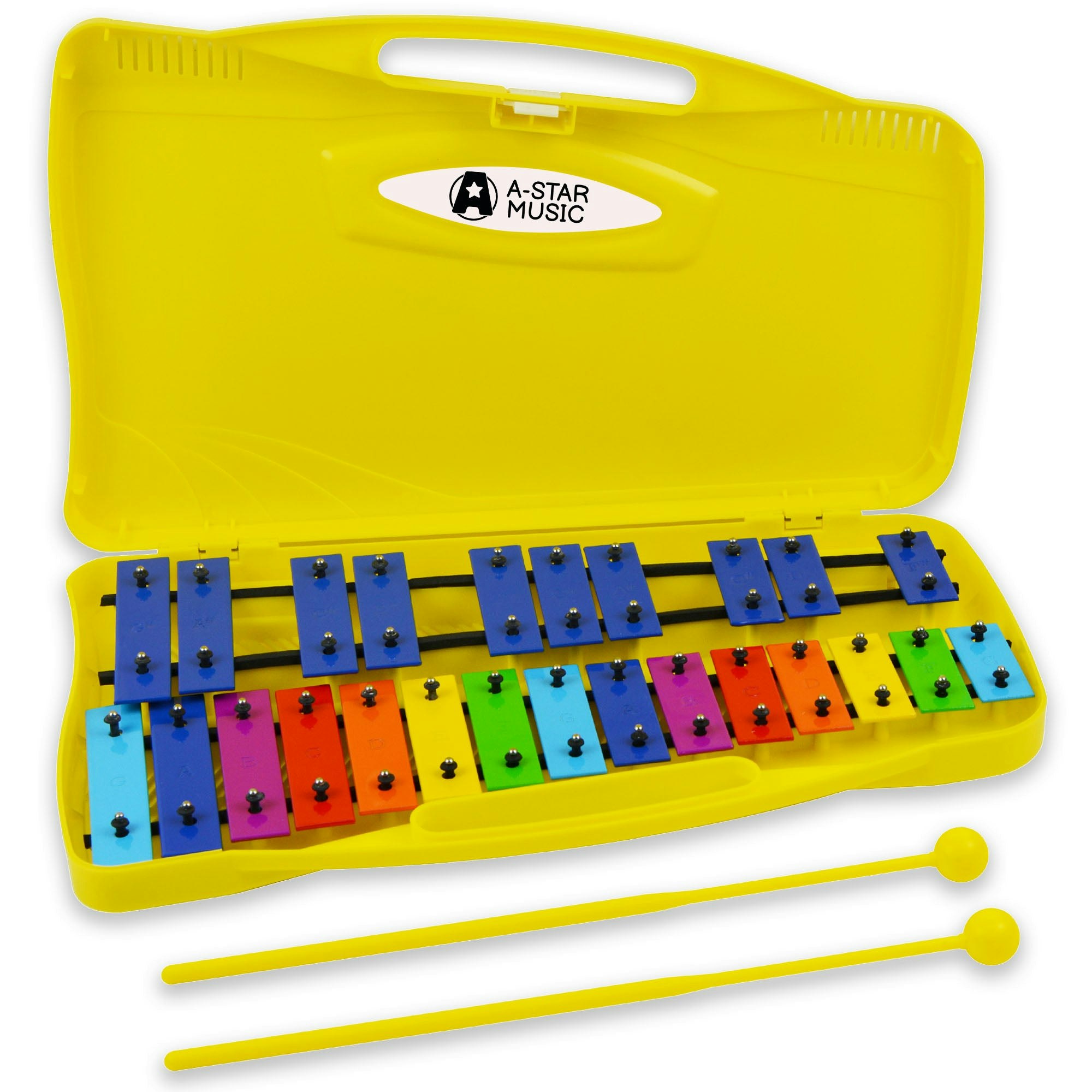 A-Star Yellow 25 Note Chromatic Glockenspiel