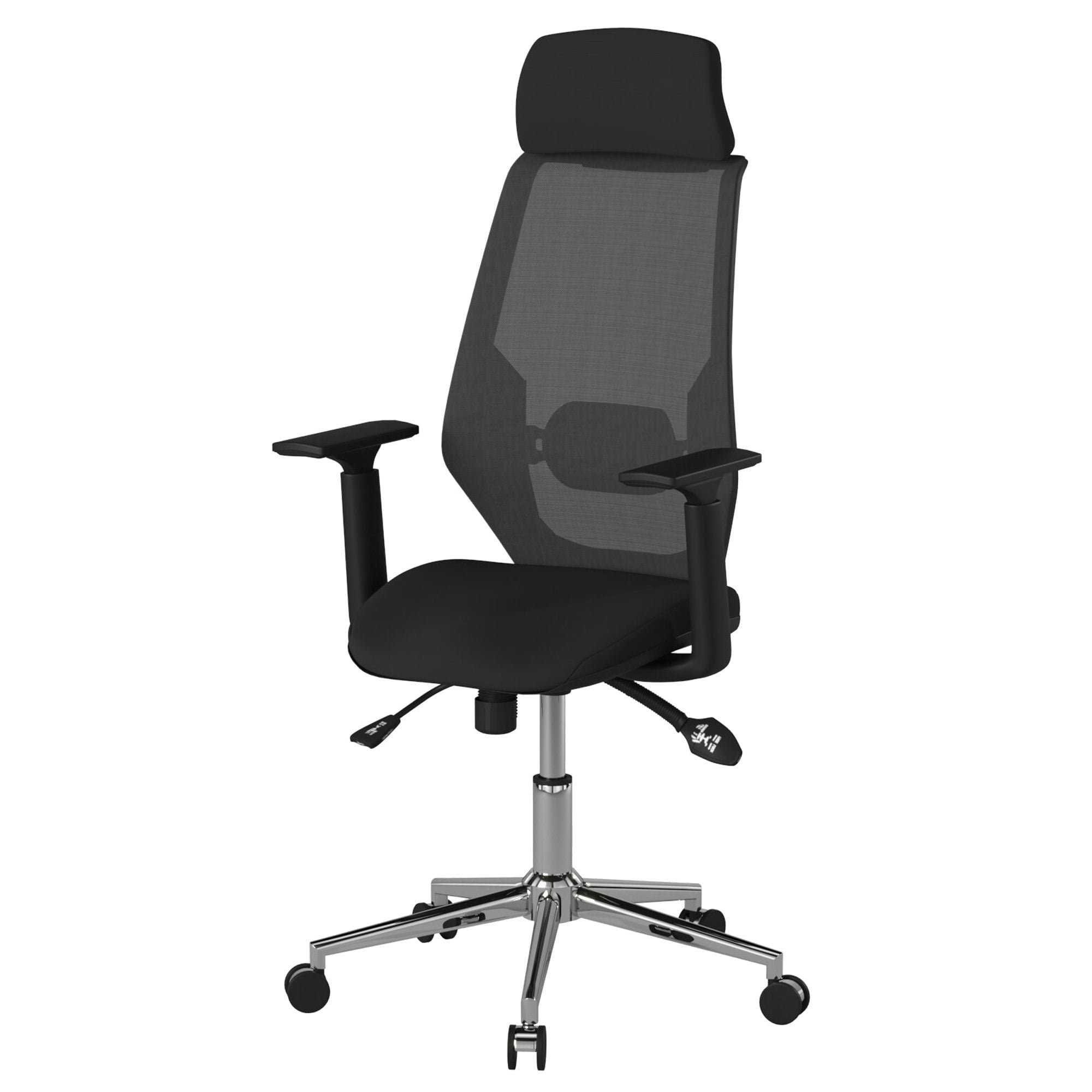 Dorel Home Black Clifton Office Chair With Wheels In