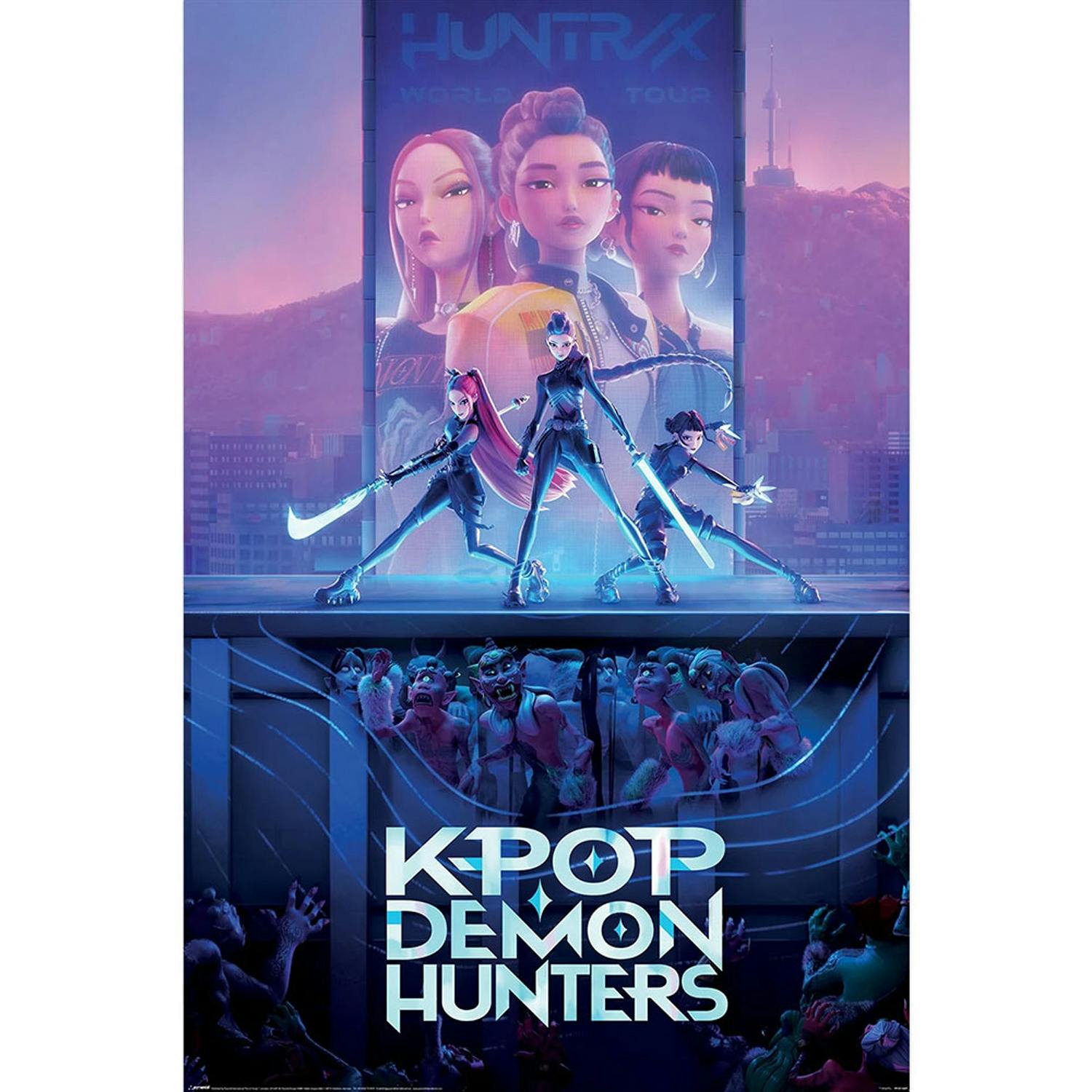 K-Pop Demon Hunters Huntr/X Poster - Multicoloured - Image 3