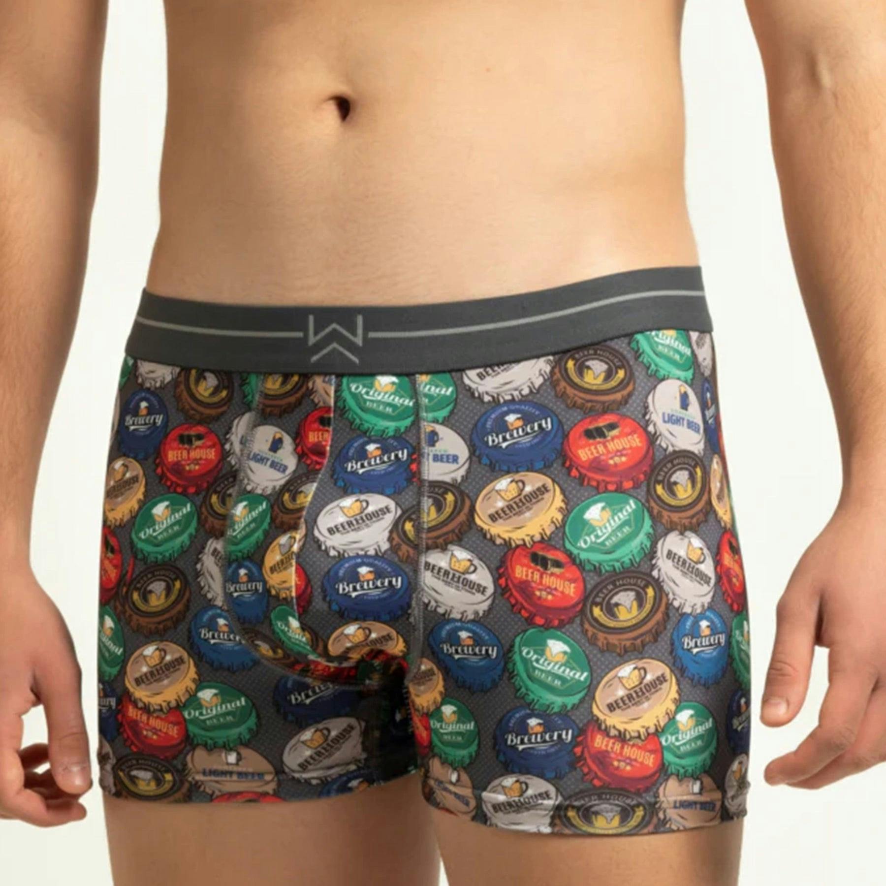 Jemsox Vintage Beer Themed Boxer And Socks Gift Pack - Large