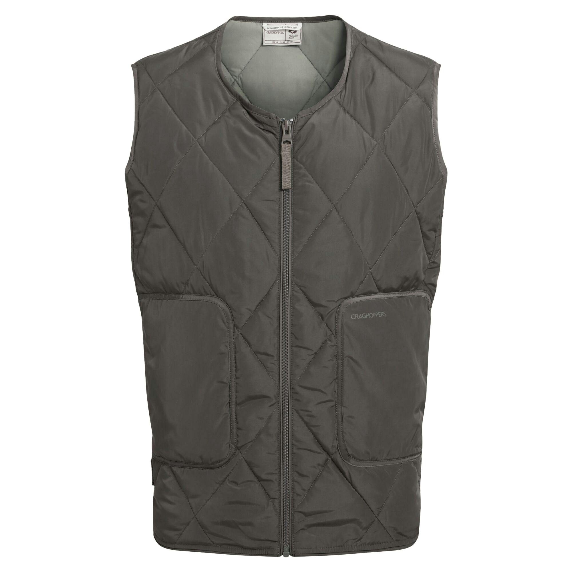 Craghoppers Women's Green National Trust Borage Body Warmer - Nori - 14 Uk - Nori - 100% Recycled Polyester