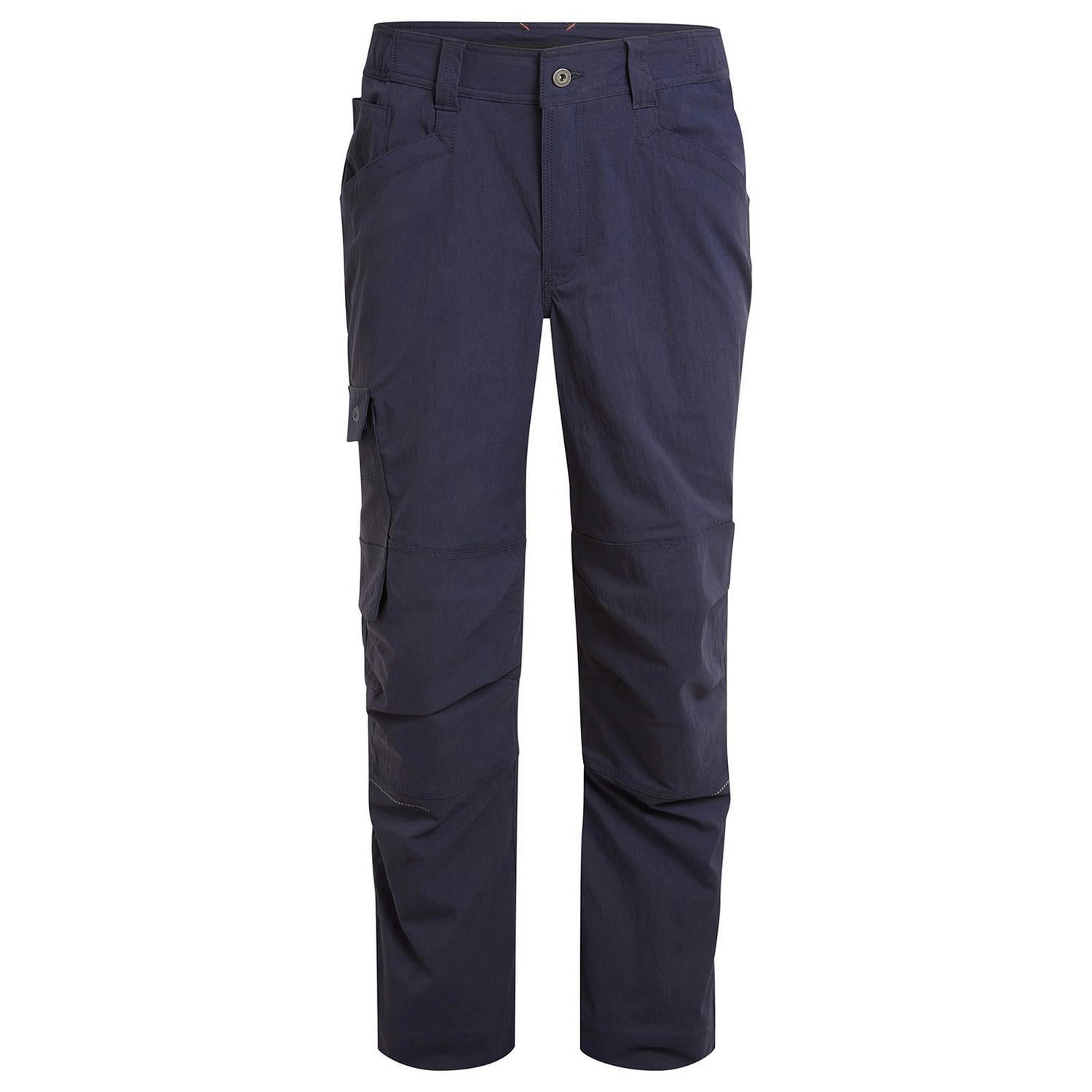 Craghoppers Men's Dark Bedale Cargo Trousers - Navy - 40R - Navy - 50% Recycled Polyamide/45% Polyamide/5% Elastane