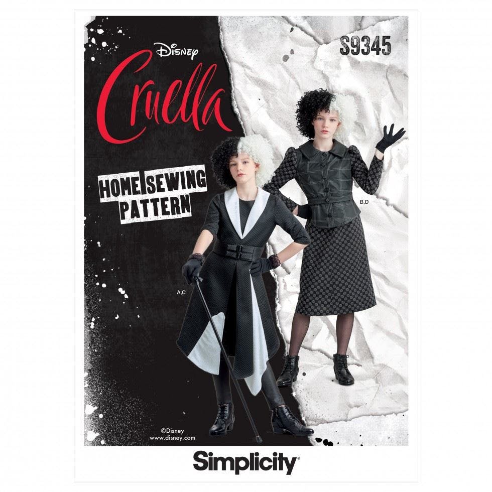 Simplicity Sewing Pattern 9345, Costumes For Kids, A (7-8-10-12-14) - Intermediate - A (7-8-10-12-14)