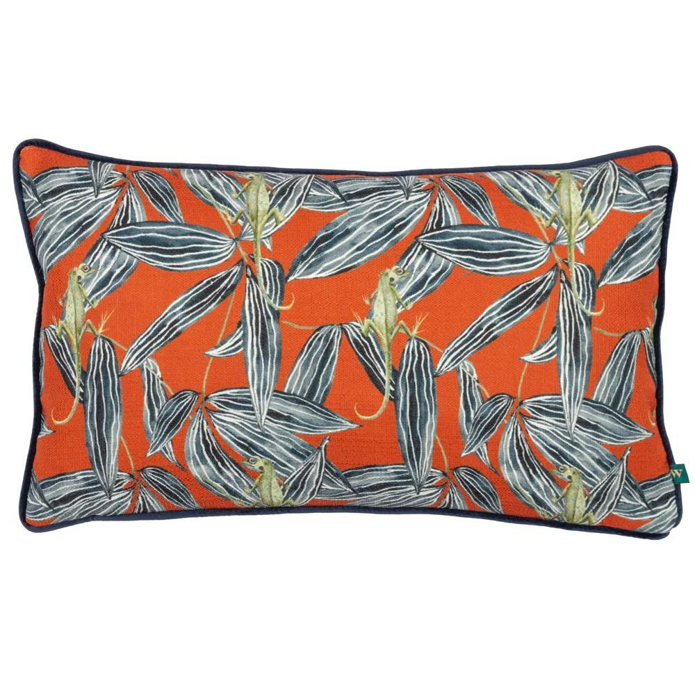 Wylder Ebon Wilds Nkiru Piped Cushion Cover - Cinnamon - 30Cm X 50Cm - Cinnamon - 100% Mixed