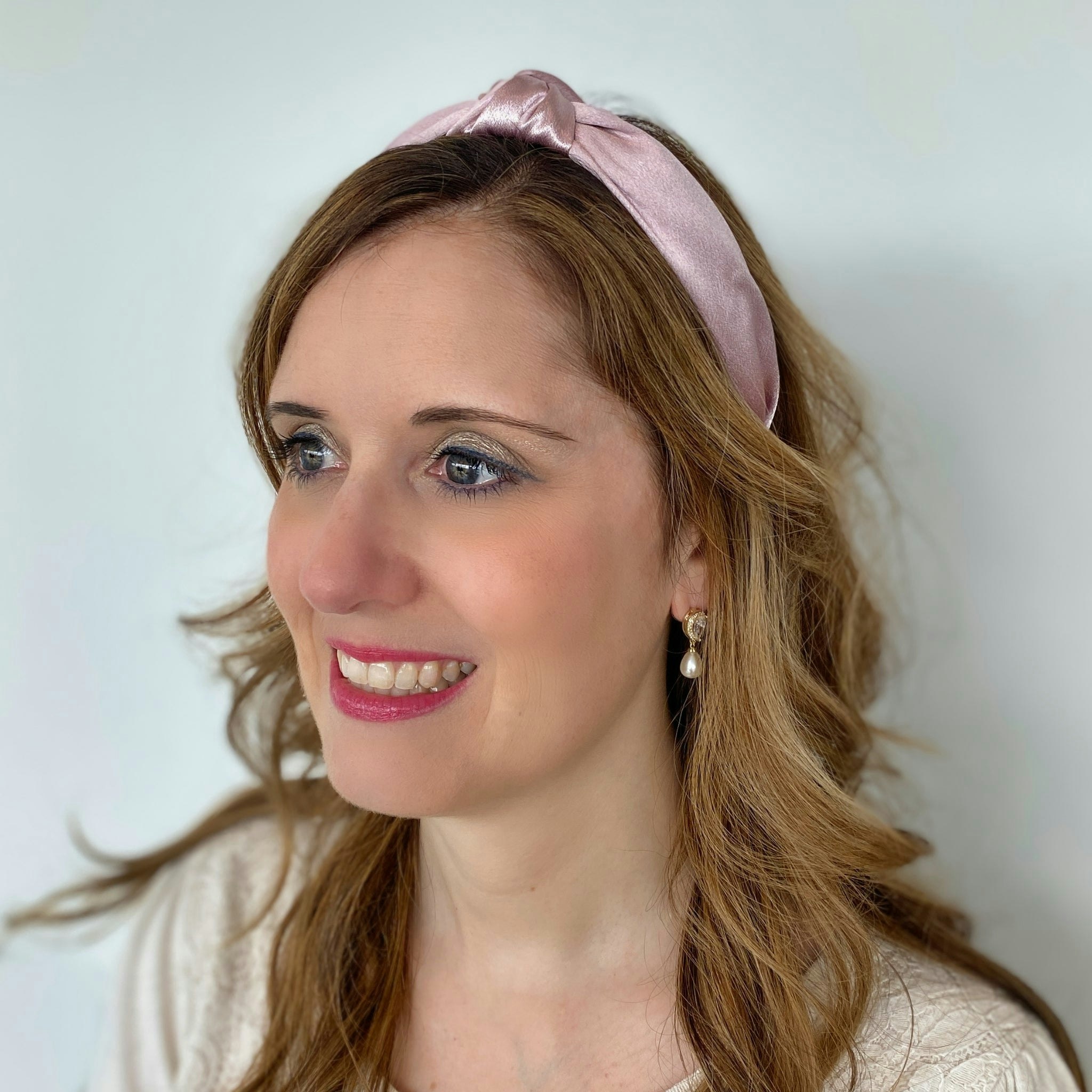 Queenmee Accessories Pink/Light Knot Headband Headband