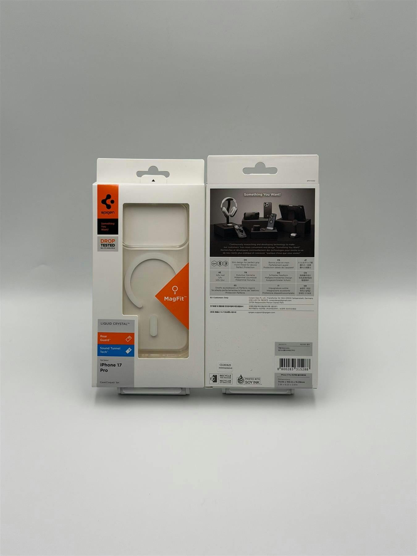 Spigen Liquid Crystal Magsafe Case For Iphone 17 Pro 6.3" Clear - Acs10396