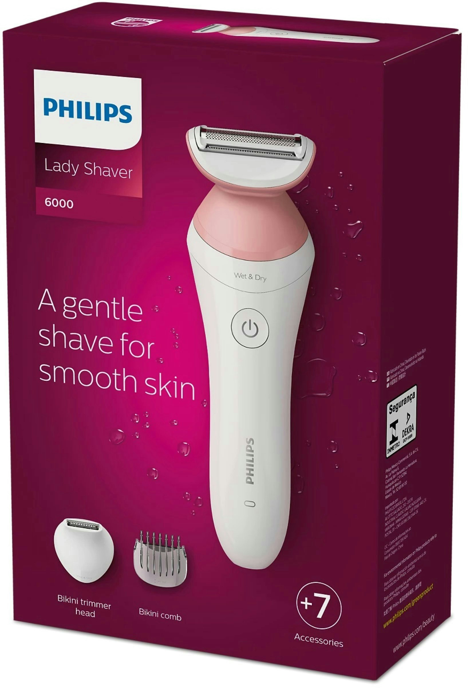 Philips Brl146/00 Series 6000 Wet & Dry Cordless Lady Shaver