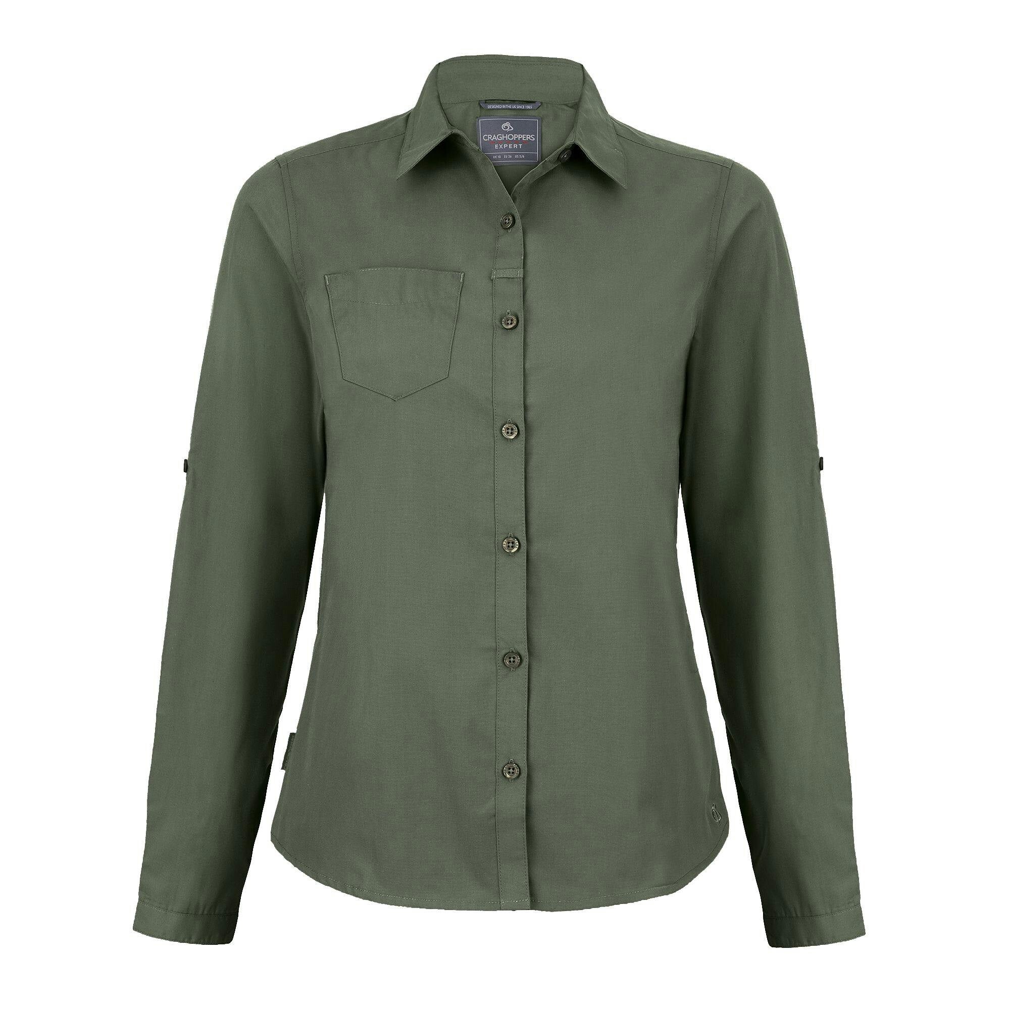 Craghoppers - Women's - Long-Sleeved Shirt - Expert Kiwi - Green - 20 UK - Image 3
