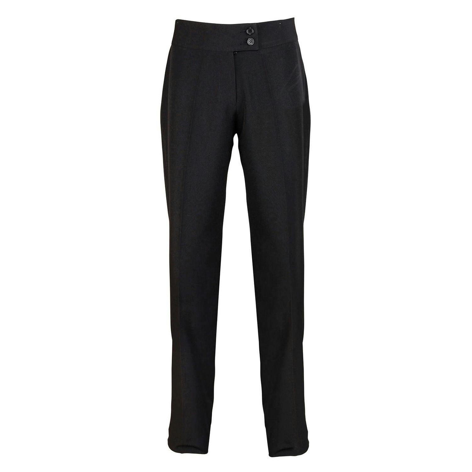 Premier Women's Black Iris Straight Leg Trousers In | Size: 8L - Image 3
