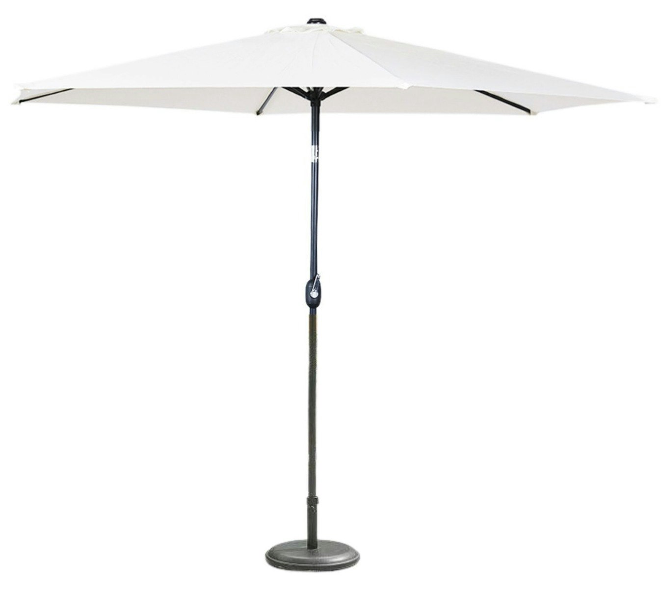Rackhams Ivory 3M Round Garden Parasol