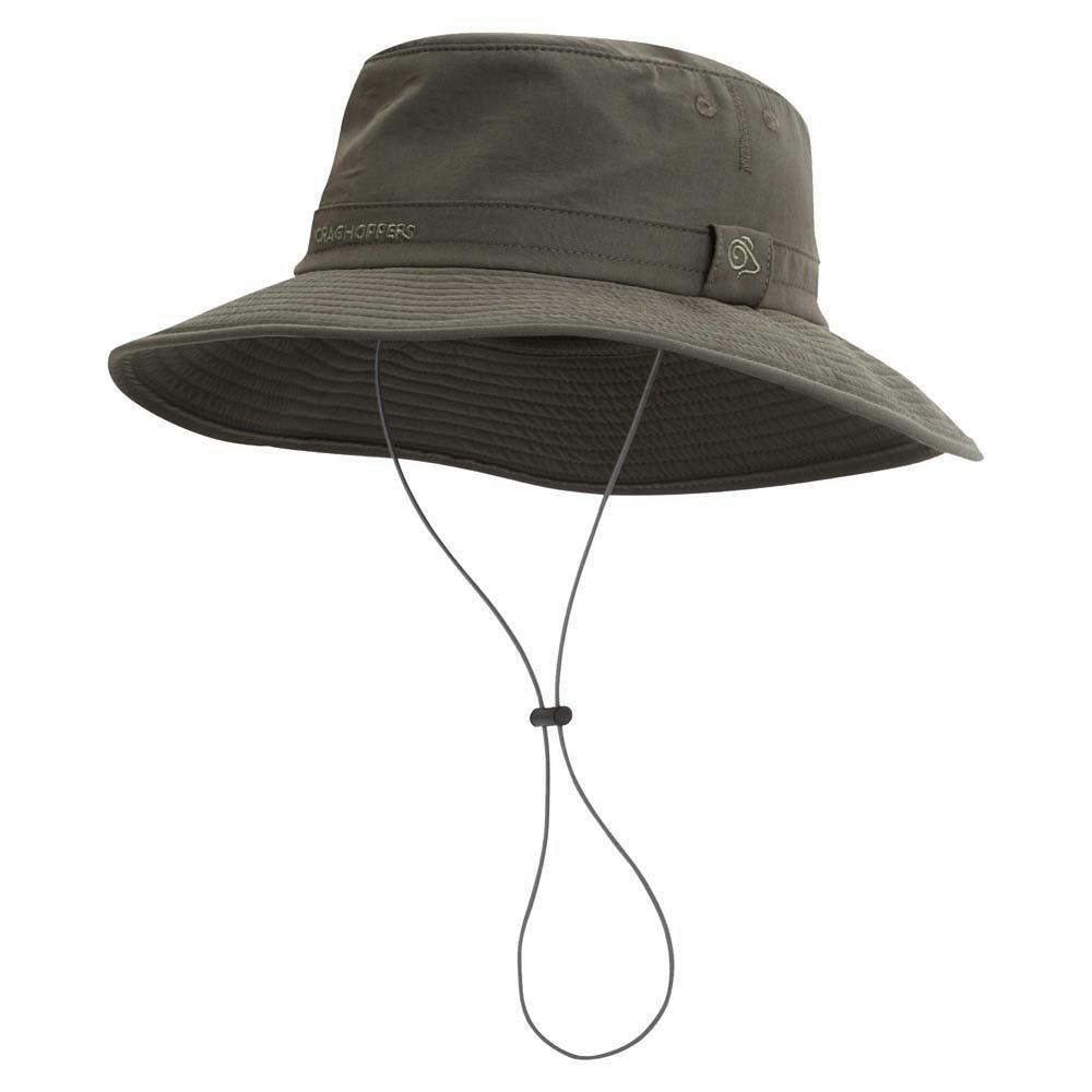 Craghoppers Men's Green Outback Ii Nosilife Hat - Woodland - Woodland - S-M - 100% Mixed