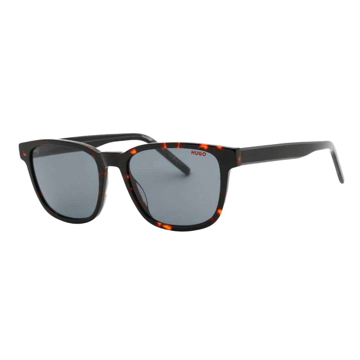 Hugo Boss Men's Brown/Grey Square Sunglasses - Havana - One Size - 100% Mixed
