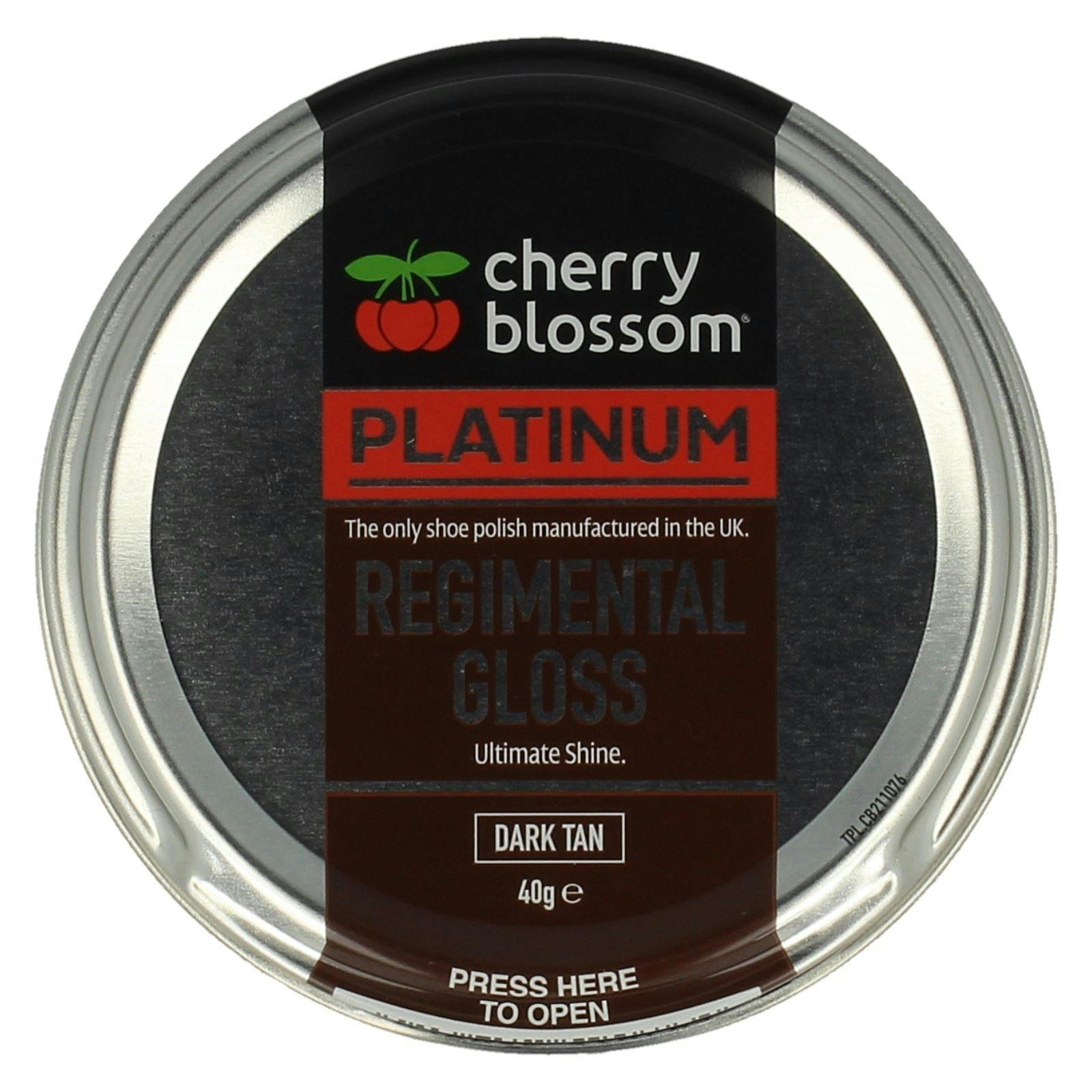 Cherry Blossom Dark Platinum Regimental Gloss - Tan - 40G