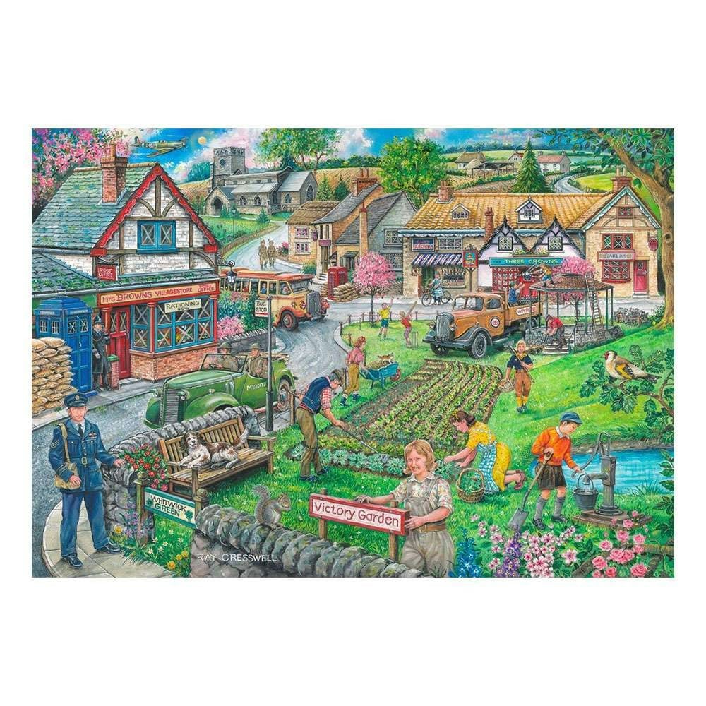 The House of Puzzles - Wartime Green BIG 250 Piece Jigsaw Puzzle - Image 3