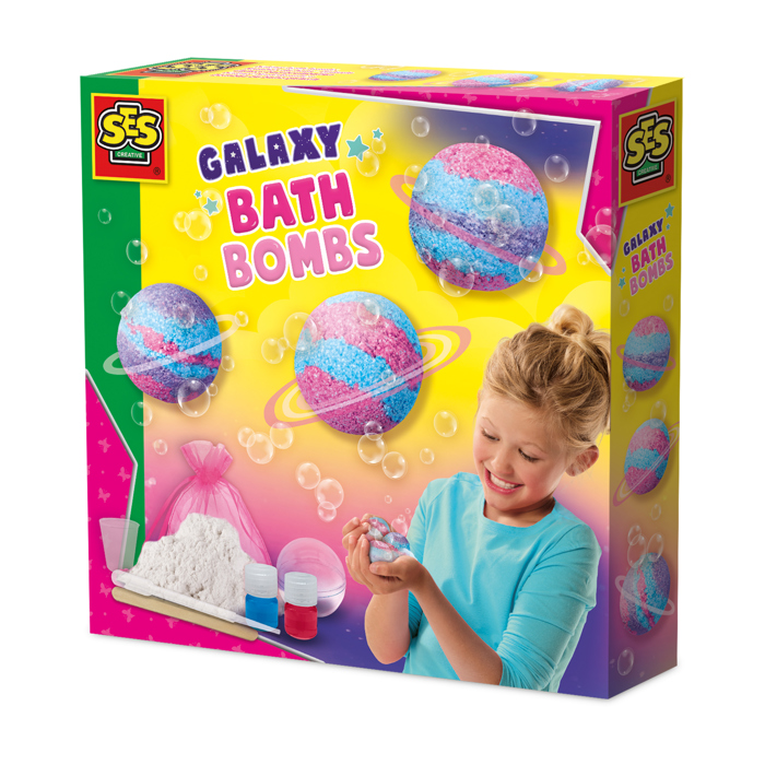 Ses Creative Red/Blue Galaxy Bath Bombs