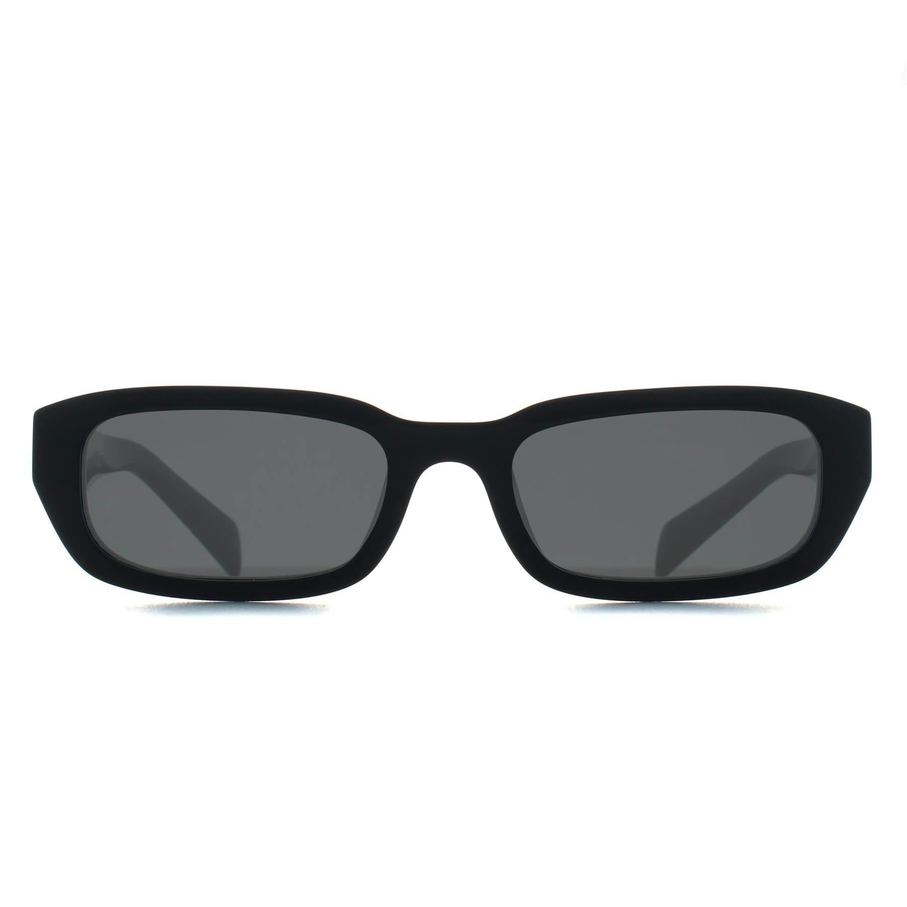 Prada Women's Grey Woman Pr B06s 16K08z Sunglasses Acetate Black Squared Normal - Image 7