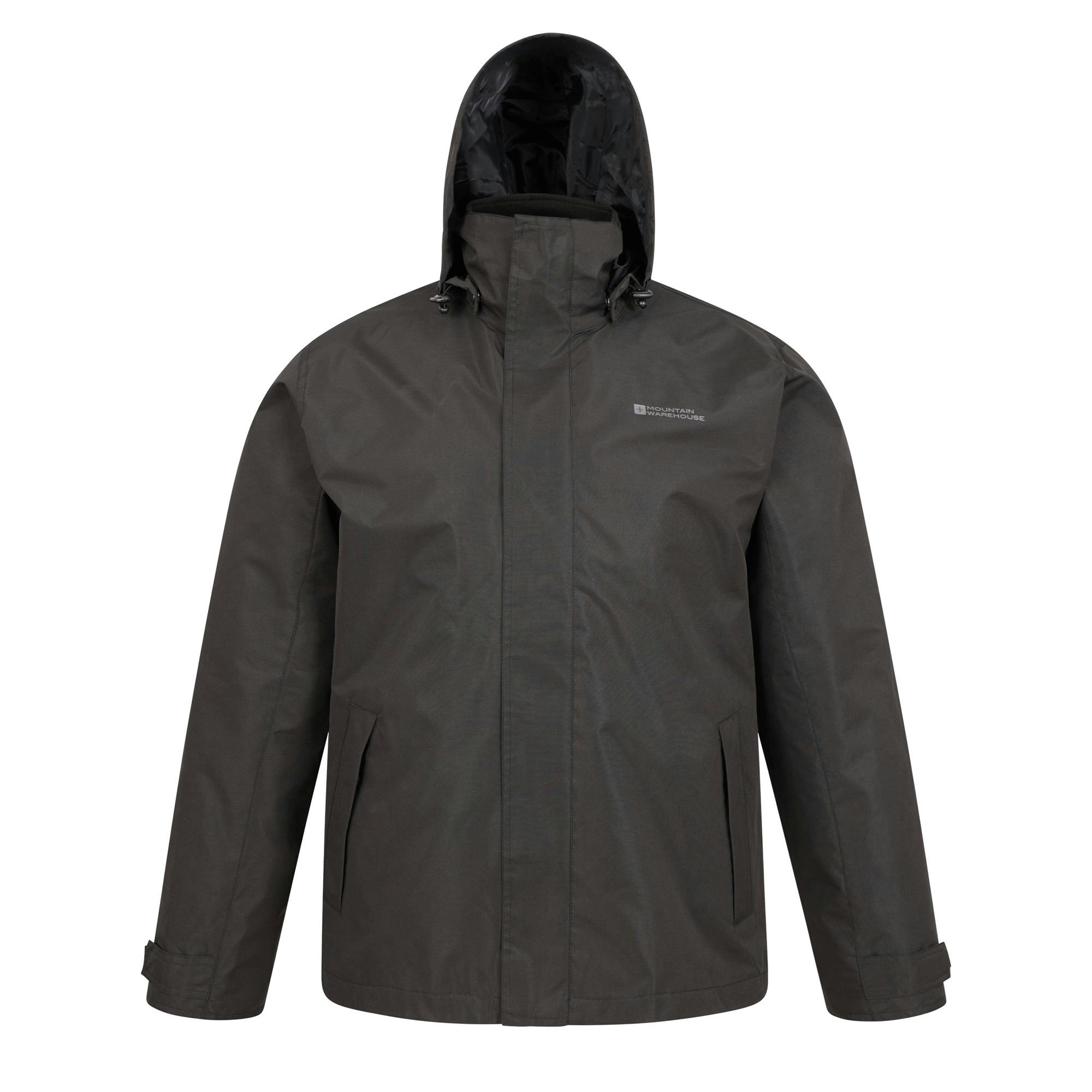 Mountain Warehouse Men's Black Fell Ii 3 In 1 Jacket - 3XL - 100% Polyester