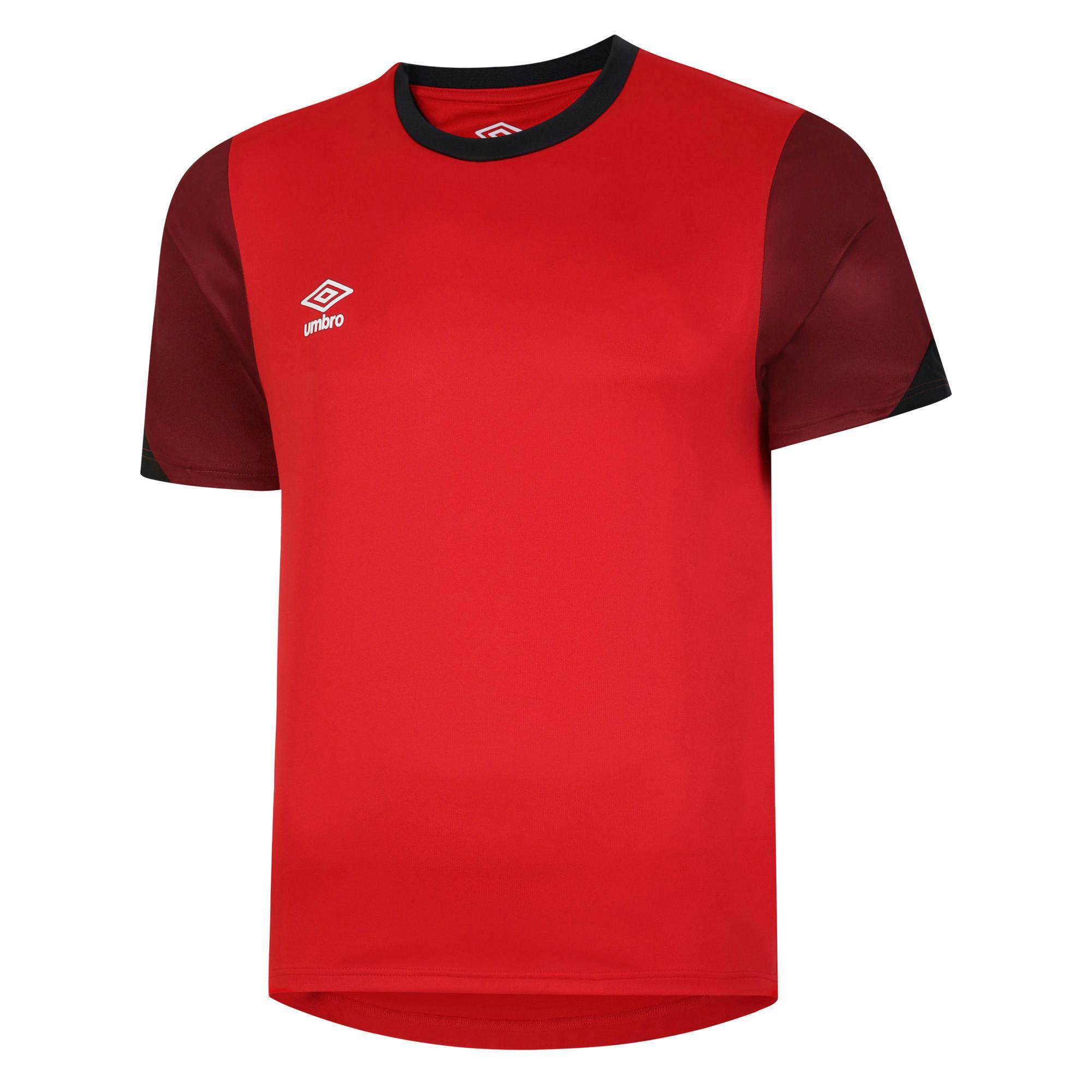 Umbro Men's Red/Black Total Training Jersey - Vermillion/Biking - Xxl - Vermillion/Biking - 100% Polyester