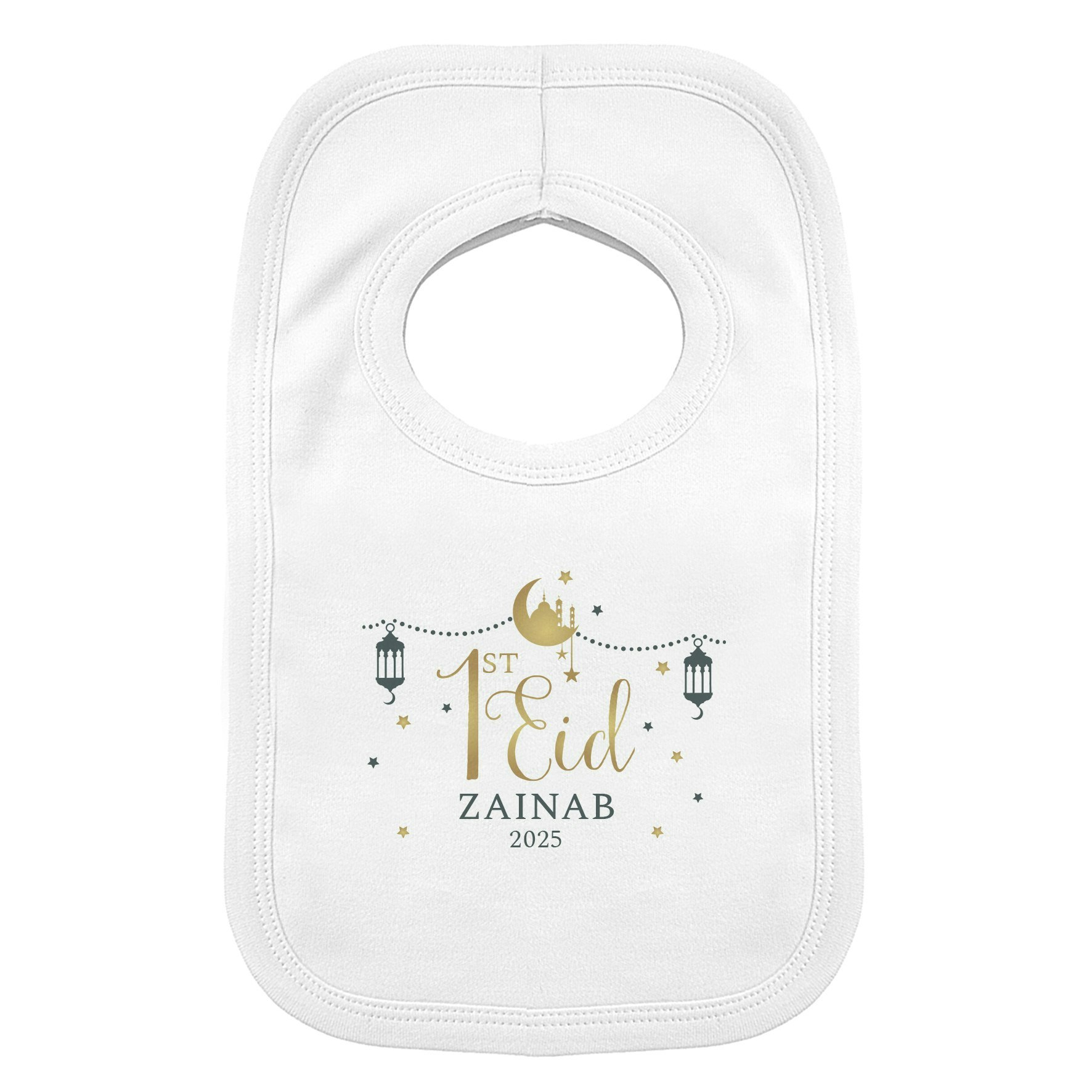 Personalised Memento Company Personalised 1St Eid Bib