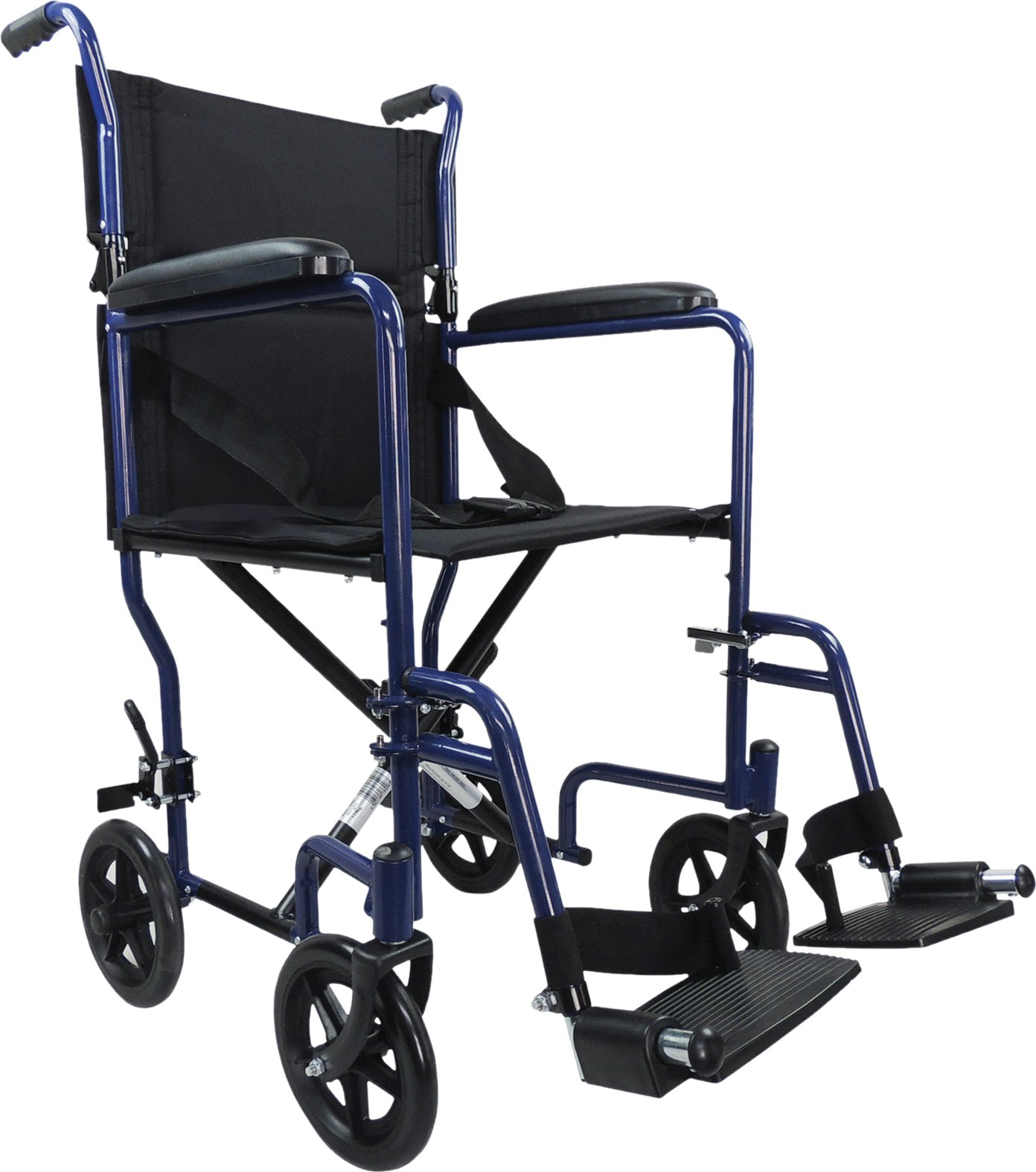 Aidapt Black/Red/Pink Steel Compact Transit Wheelchair