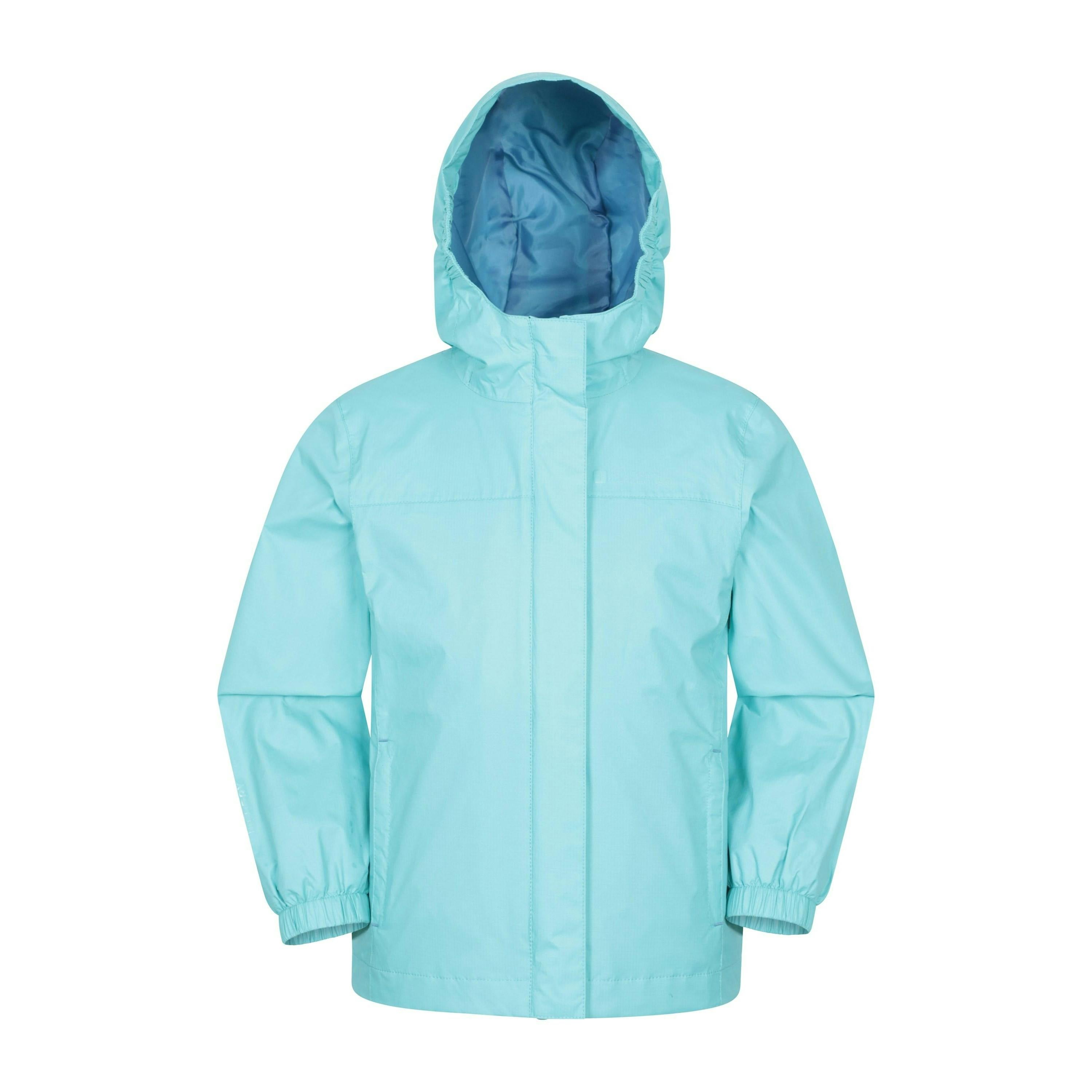 Mountain Warehouse Dark Kids Torrent Waterproof Jacket - Teal - 13 Years - Teal - 100% Polyester