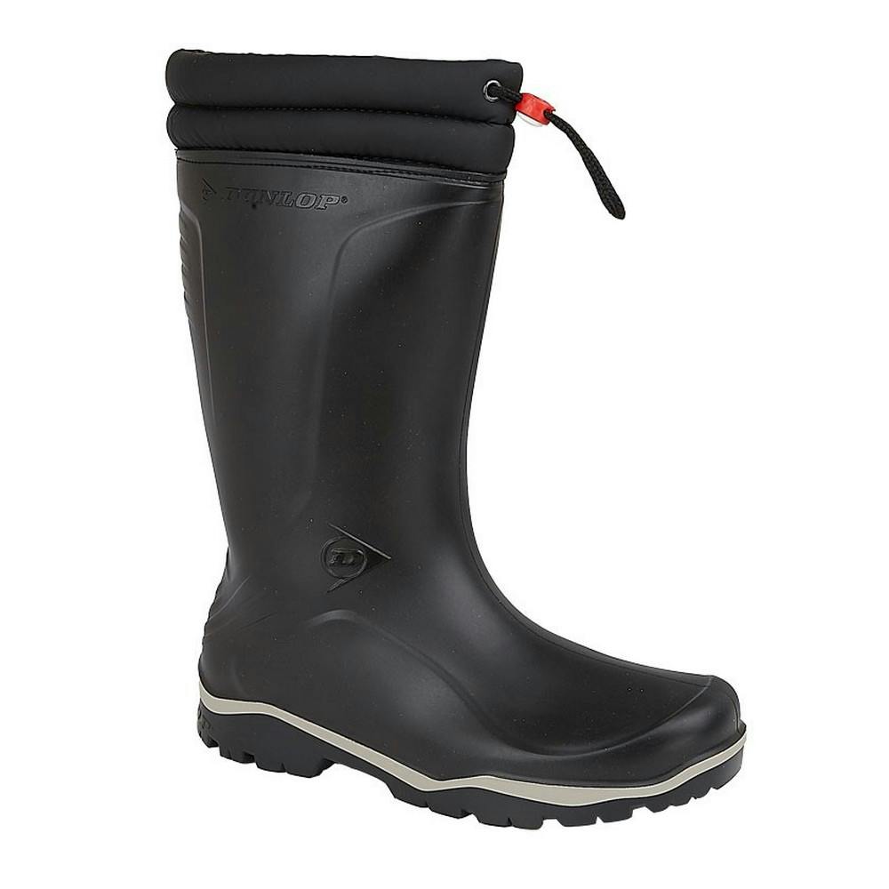 Dunlop Unisex Black Adult Blizzard Wellington Boots - 10.5 Uk - 100% Mixed