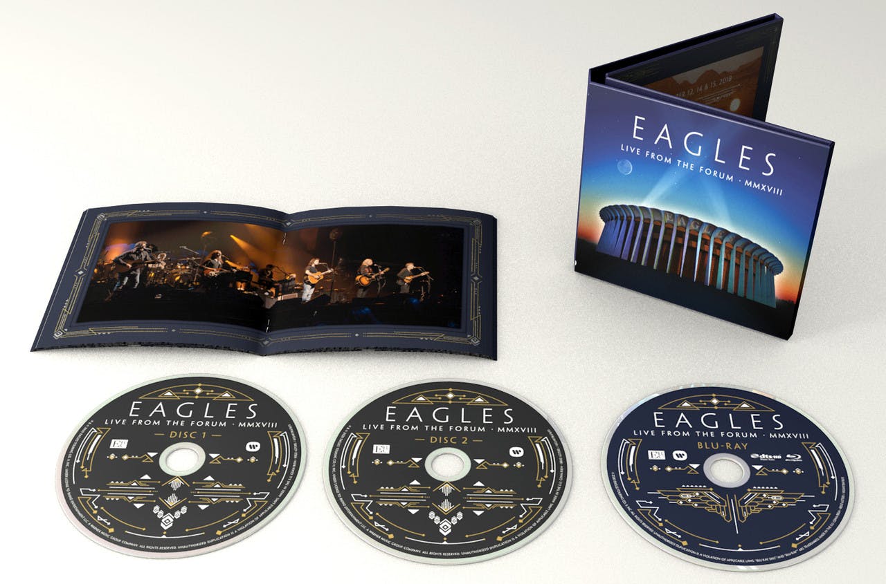 Eyesore Merch Women's Eagles 'Live From The Forum Mmxviii' 2Cd & Blu-Ray Of Performance