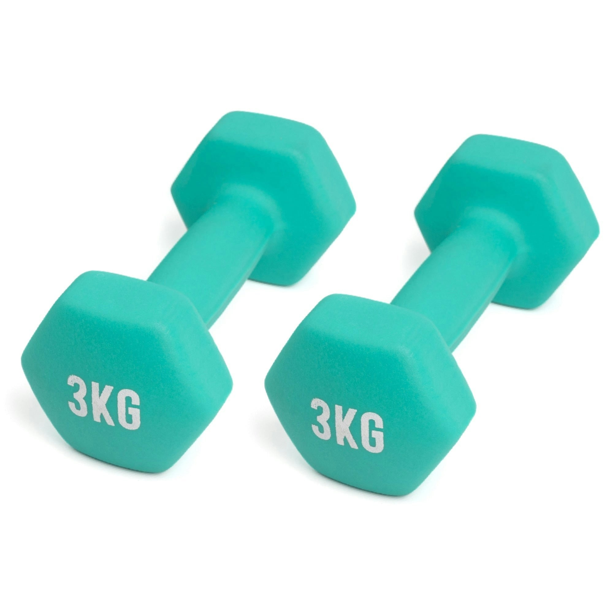 Myga Hex Dumbbell Pairs: 1Kg To 10Kg - 3Kg