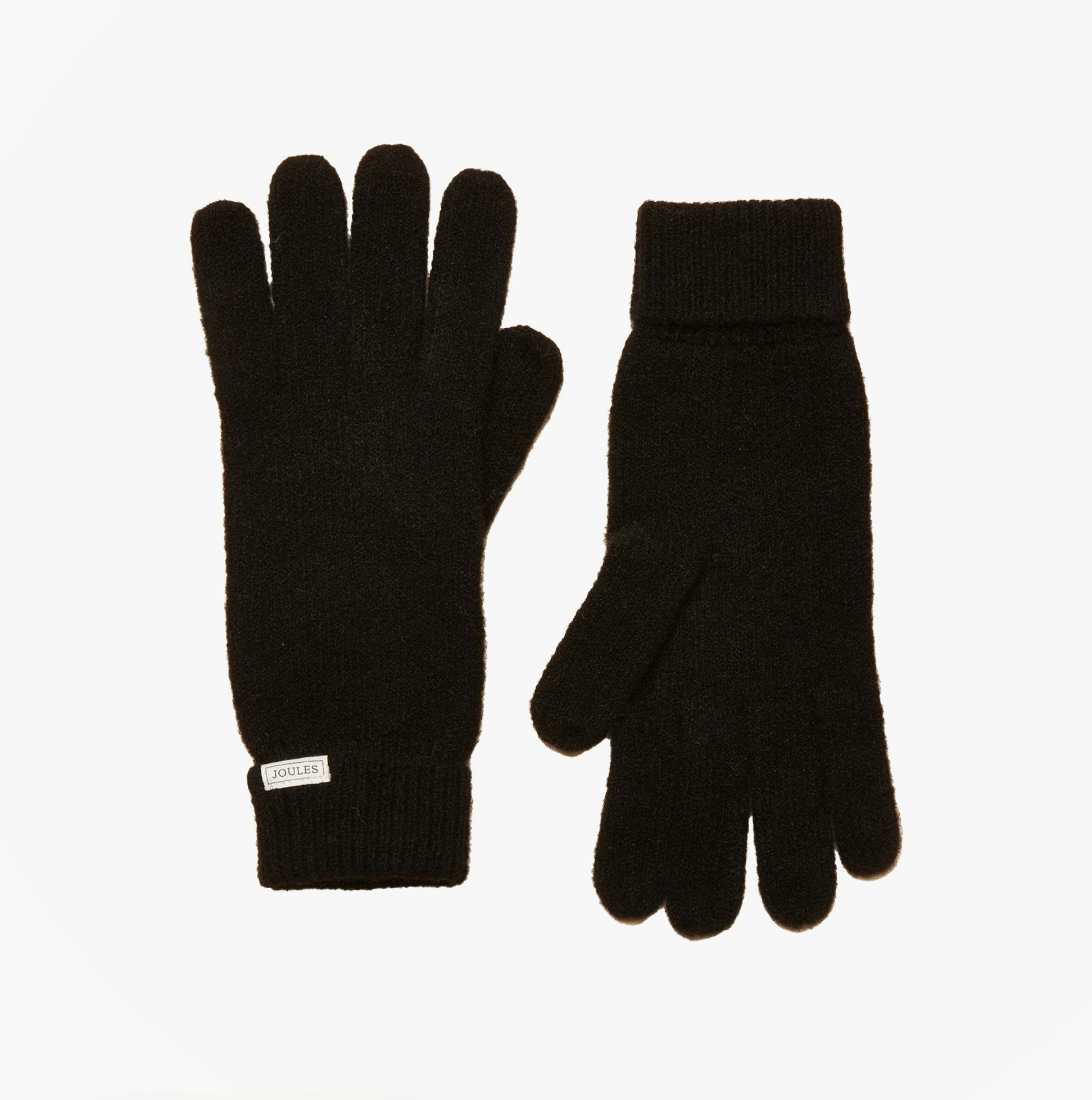 Joules Women's Black Rosa Gloves - M/L