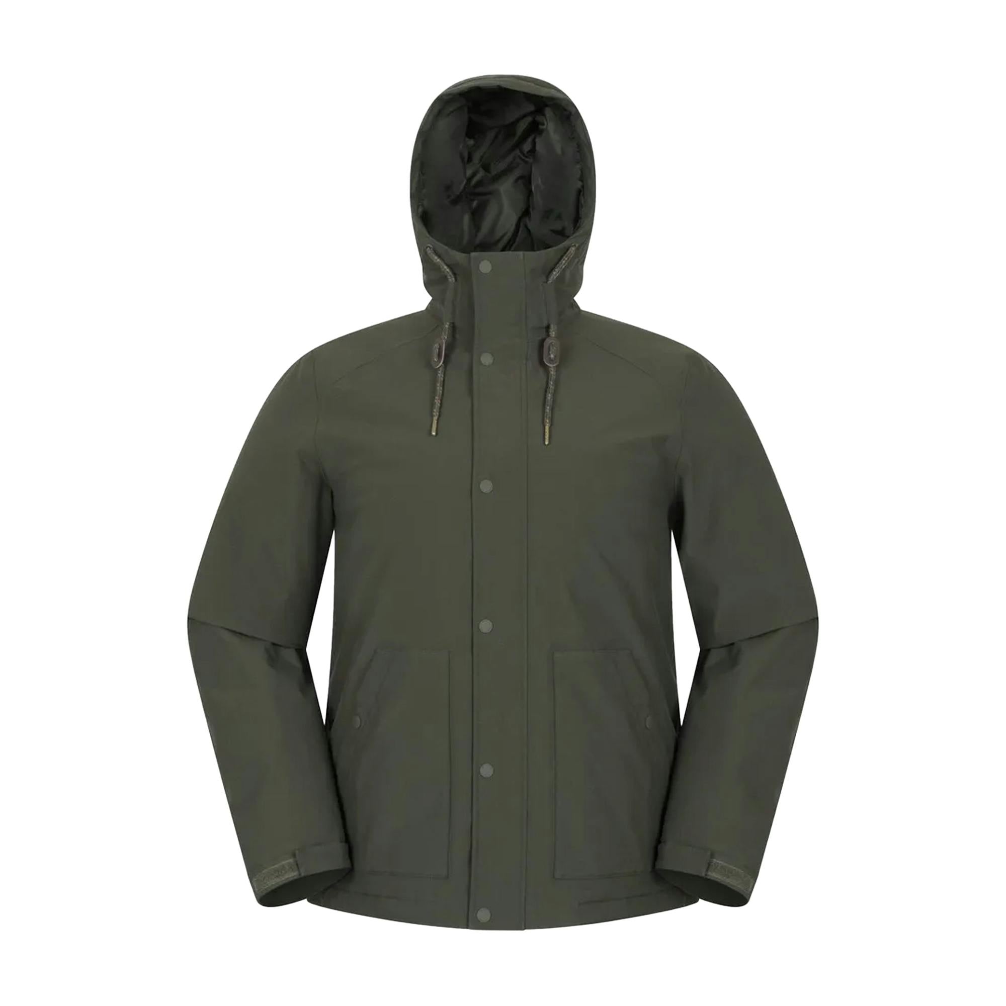 Mountain Warehouse Men's Green Oak Waterproof Jacket - Khaki - Khaki - 3XL - 100% Polyester