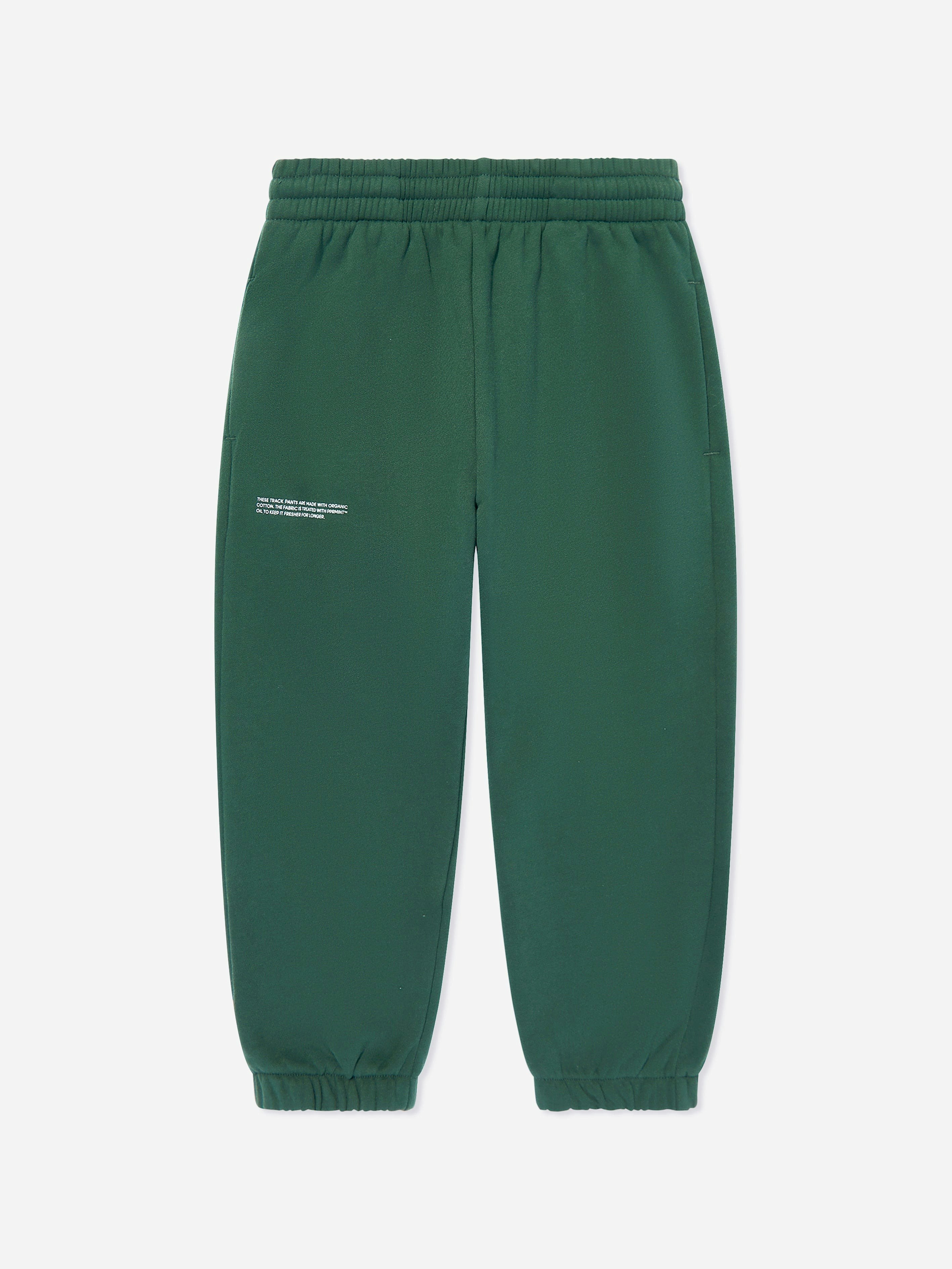 Pangaia Green Kids 365 Midweight Track Pants In - 7 - 8 Yrs
