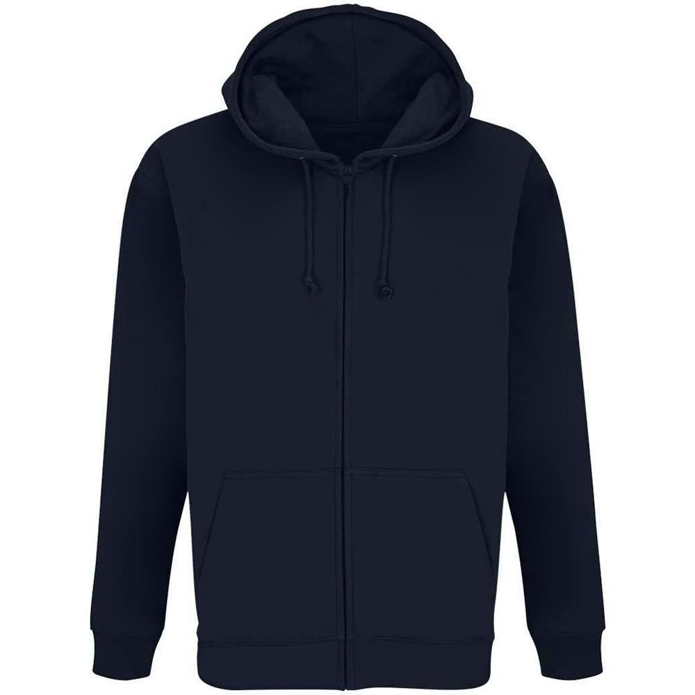 SOLS Unisex Adult Carter Full Zip Hoodie (French Navy) - Size X-Small - Image 2