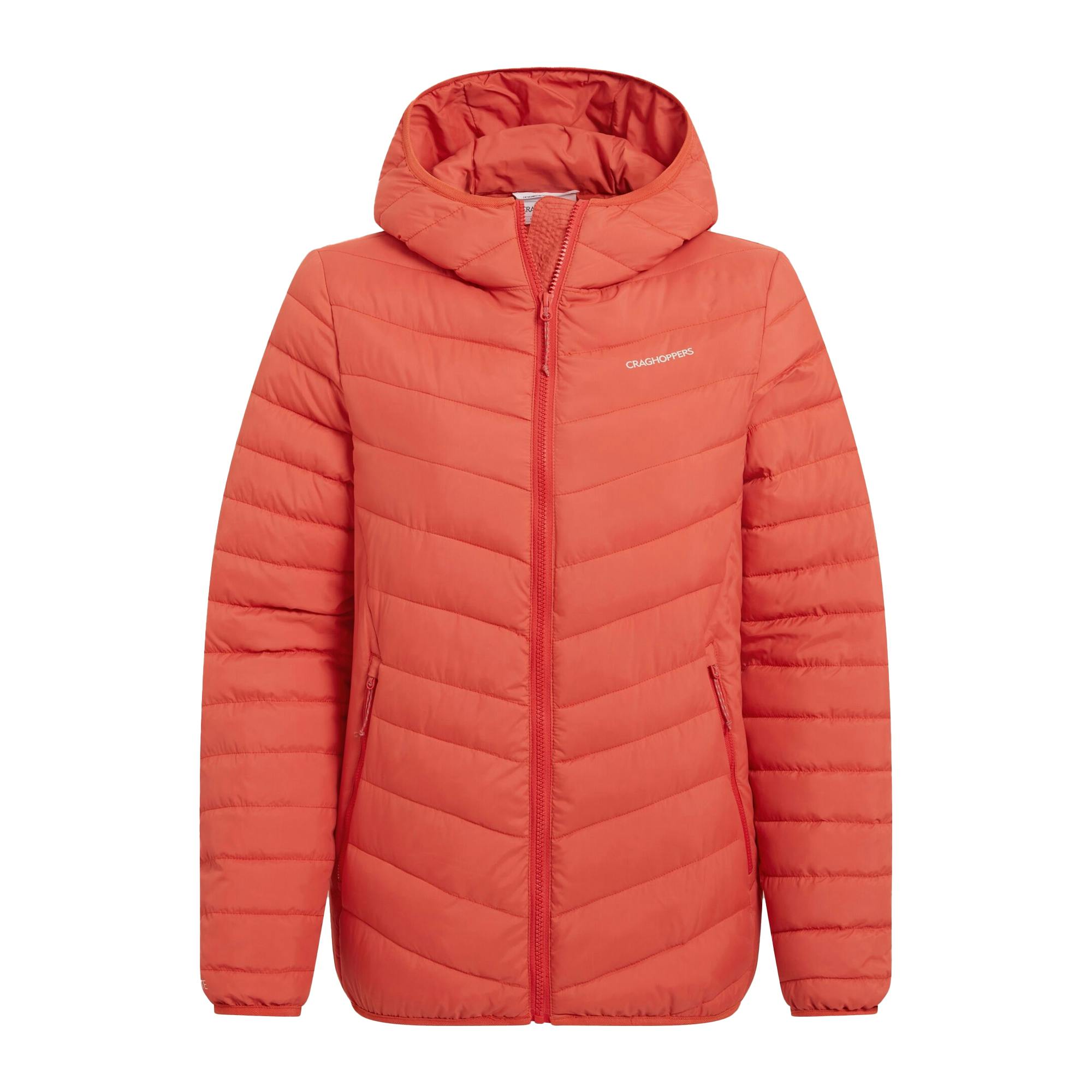 Craghoppers Women's Compresslite Ix Insulated Hooded Jacket - Grenadine - 12 Uk - Grenadine - 100% Recycled Polyester