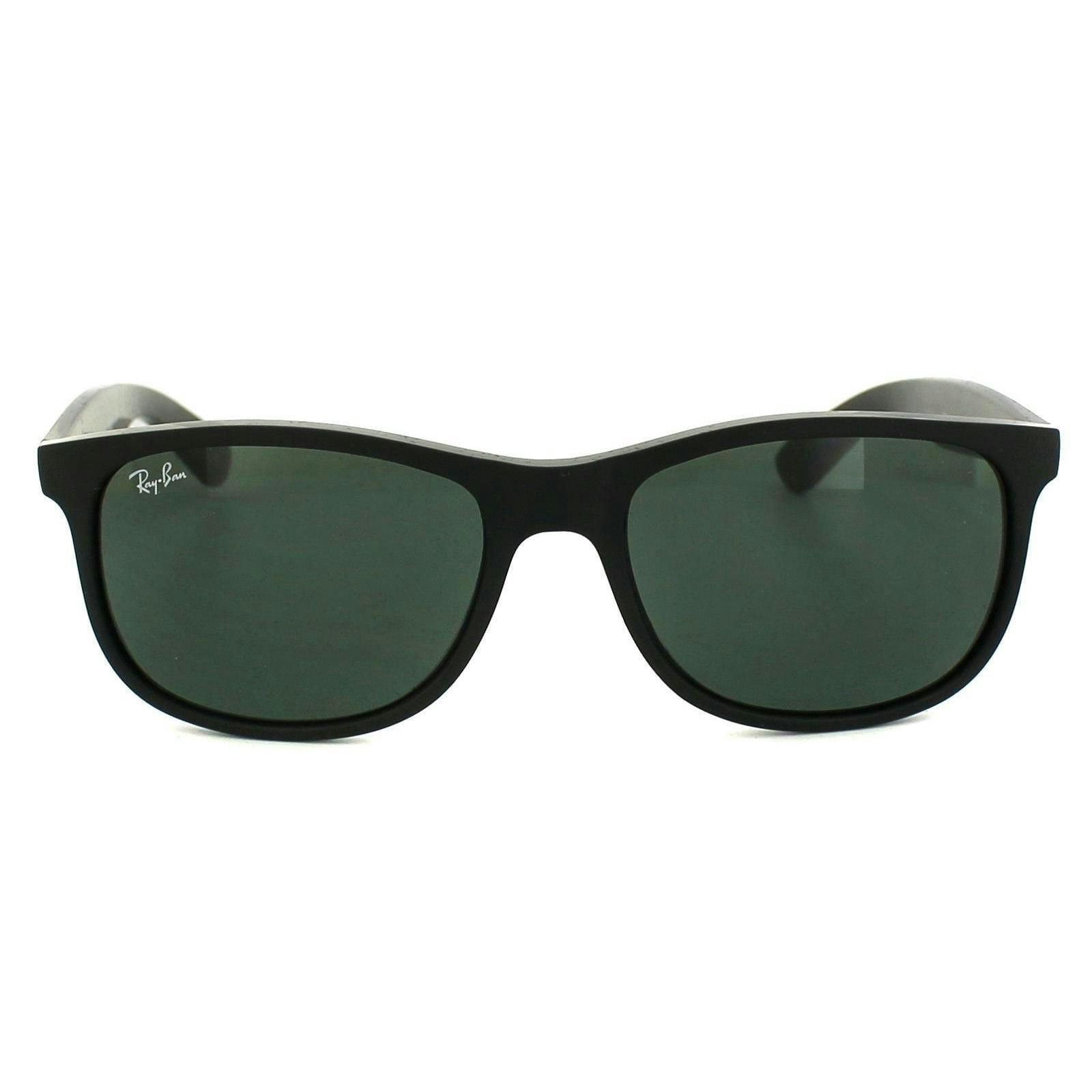 Ray-Ban Classic Green Lens Sunglasses - Male - Sunglasses - Black - 55 Mm - Accessories - Image 16